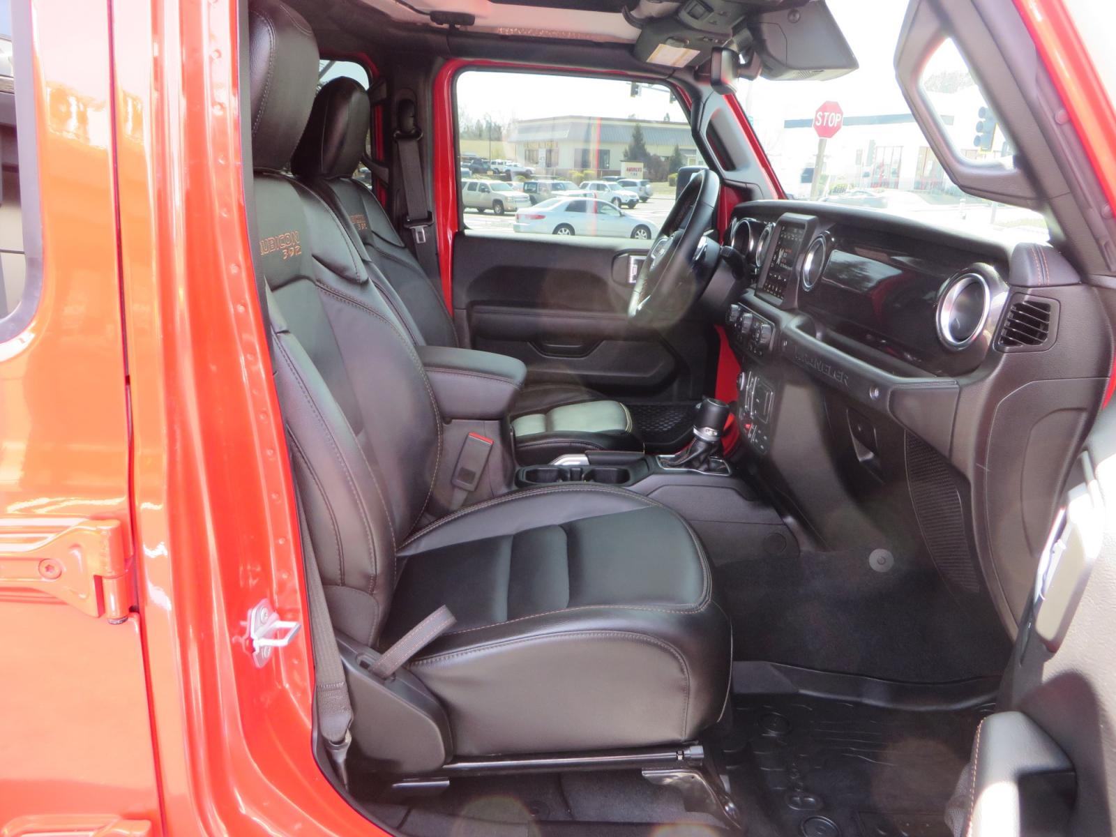 2022 Red /BLACK Jeep Wrangler Unlimited Rubicon 392 (1C4JJXSJ6NW) with an 6.4L V8 DOHC 32V engine, 6A transmission, located at 2630 Grass Valley Highway, Auburn, CA, 95603, (530) 508-5100, 38.937893, -121.095482 - 392 HEMI Rubicon ready for the track or trail. Must see before its gone! - Photo #44