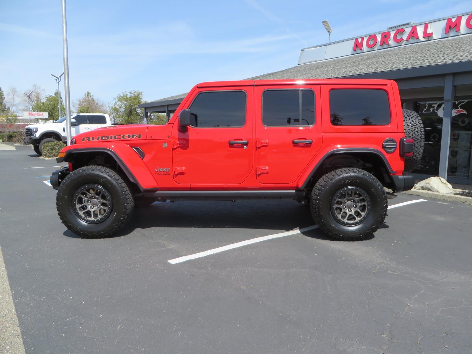 2022 Red /BLACK Jeep Wrangler Unlimited Rubicon 392 (1C4JJXSJ6NW) with an 6.4L V8 DOHC 32V engine, 6A transmission, located at 2630 Grass Valley Highway, Auburn, CA, 95603, (530) 508-5100, 38.937893, -121.095482 - 392 HEMI Rubicon ready for the track or trail. Must see before its gone! - Photo #7