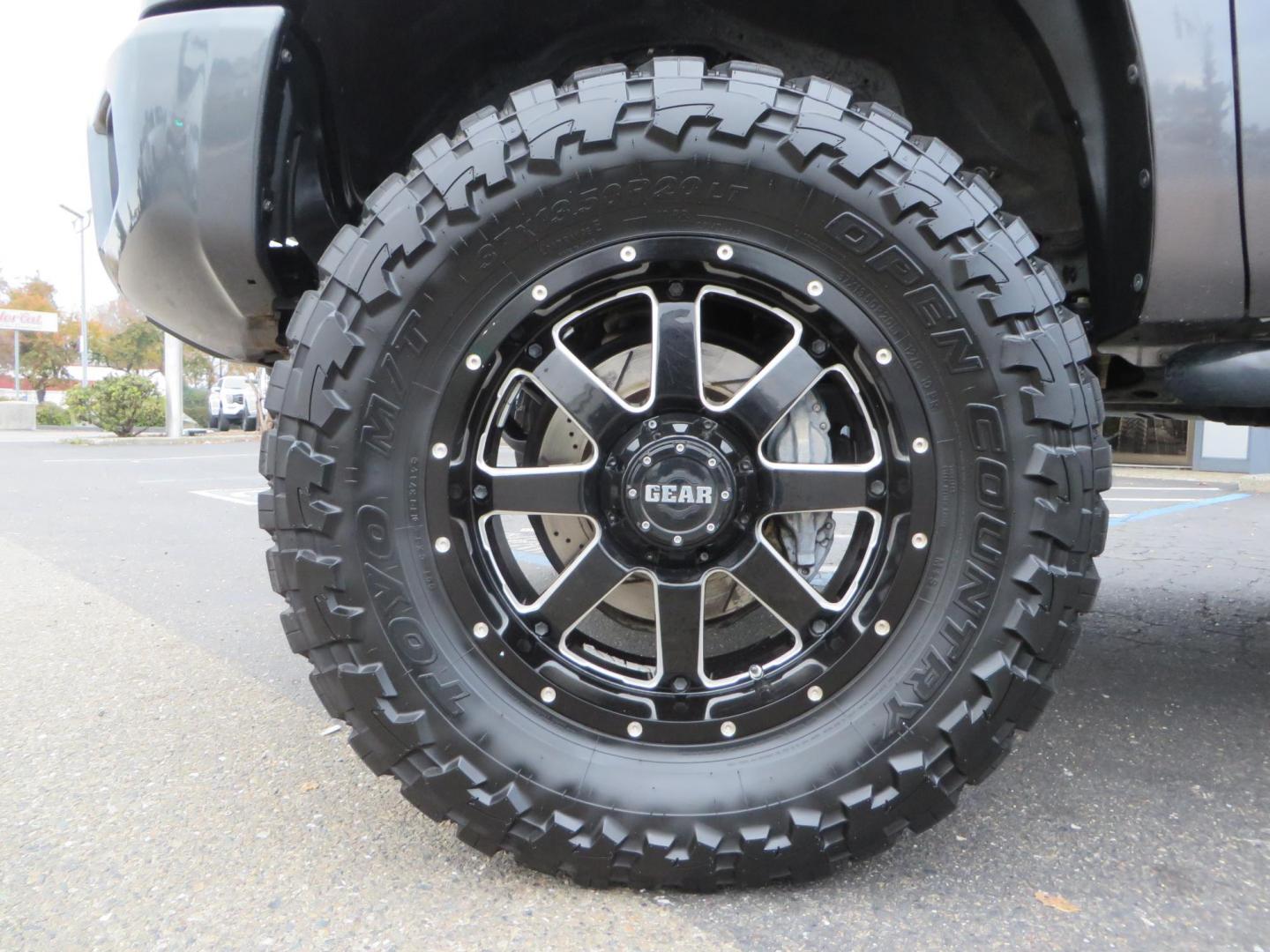 2014 Charcoal Toyota Tundra CrewMax SR5 5.7L V8 CrewMax 4WD (5TFDY5F14EX) with an V8 5.7 Liter engine, Automatic 6-Spd w/Sequential Mode transmission, located at 2630 Grass Valley Highway, Auburn, CA, 95603, (530) 508-5100, 38.937893, -121.095482 - BDS 7" lift kit, Fox remote reservoir coilovers, Fox 2.0 rear shocks, 37" Toyo MT tires, 20" Gear Alloy Big Block wheels, N-Fab running boards, Air Bags, Amp Bed extender, Weathertech floor liners, and window tint. - Photo#8