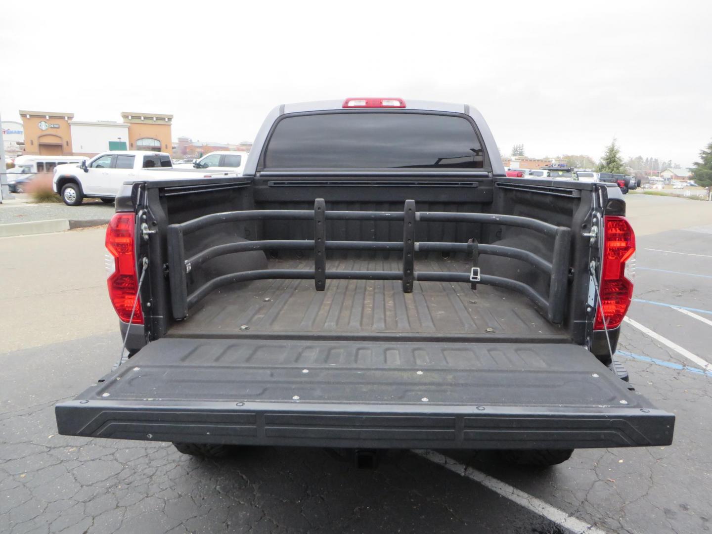 2014 Charcoal Toyota Tundra CrewMax SR5 5.7L V8 CrewMax 4WD (5TFDY5F14EX) with an V8 5.7 Liter engine, Automatic 6-Spd w/Sequential Mode transmission, located at 2630 Grass Valley Highway, Auburn, CA, 95603, (530) 508-5100, 38.937893, -121.095482 - BDS 7" lift kit, Fox remote reservoir coilovers, Fox 2.0 rear shocks, 37" Toyo MT tires, 20" Gear Alloy Big Block wheels, N-Fab running boards, Air Bags, Amp Bed extender, Weathertech floor liners, and window tint. - Photo#13