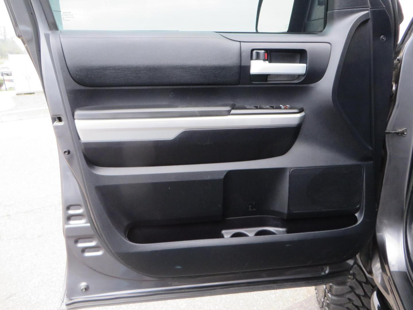 2014 Charcoal Toyota Tundra CrewMax SR5 5.7L V8 CrewMax 4WD (5TFDY5F14EX) with an V8 5.7 Liter engine, Automatic 6-Spd w/Sequential Mode transmission, located at 2630 Grass Valley Highway, Auburn, CA, 95603, (530) 508-5100, 38.937893, -121.095482 - BDS 7" lift kit, Fox remote reservoir coilovers, Fox 2.0 rear shocks, 37" Toyo MT tires, 20" Gear Alloy Big Block wheels, N-Fab running boards, Air Bags, Amp Bed extender, Weathertech floor liners, and window tint. - Photo#19