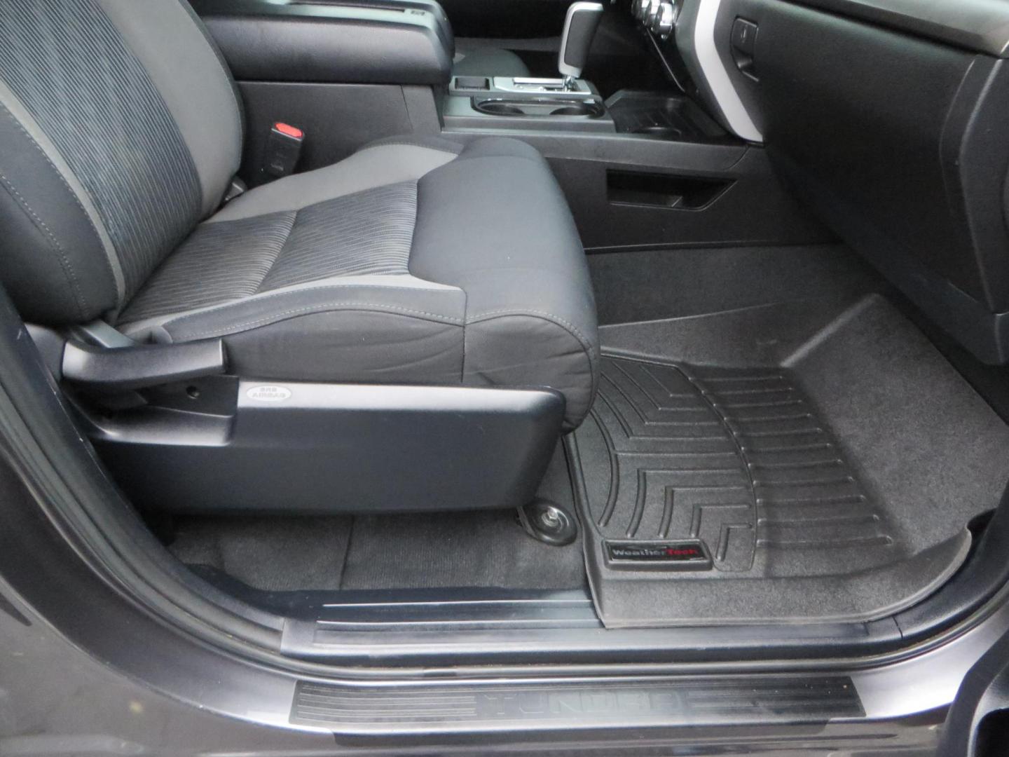 2014 Charcoal Toyota Tundra CrewMax SR5 5.7L V8 CrewMax 4WD (5TFDY5F14EX) with an V8 5.7 Liter engine, Automatic 6-Spd w/Sequential Mode transmission, located at 2630 Grass Valley Highway, Auburn, CA, 95603, (530) 508-5100, 38.937893, -121.095482 - BDS 7" lift kit, Fox remote reservoir coilovers, Fox 2.0 rear shocks, 37" Toyo MT tires, 20" Gear Alloy Big Block wheels, N-Fab running boards, Air Bags, Amp Bed extender, Weathertech floor liners, and window tint. - Photo#52