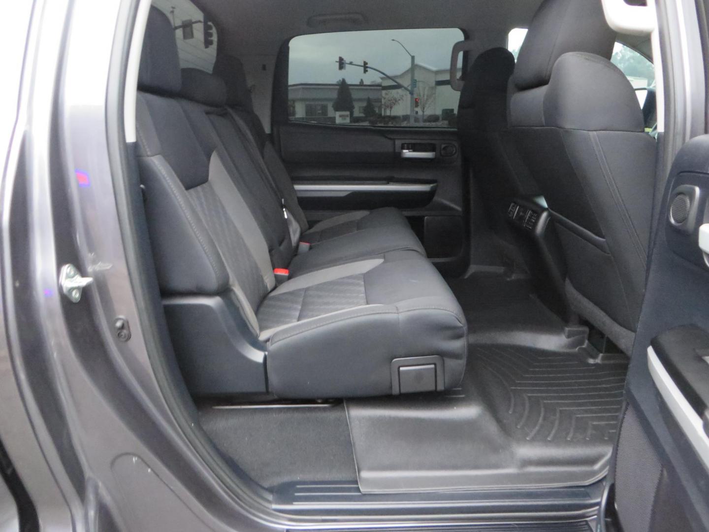 2014 Charcoal Toyota Tundra CrewMax SR5 5.7L V8 CrewMax 4WD (5TFDY5F14EX) with an V8 5.7 Liter engine, Automatic 6-Spd w/Sequential Mode transmission, located at 2630 Grass Valley Highway, Auburn, CA, 95603, (530) 508-5100, 38.937893, -121.095482 - BDS 7" lift kit, Fox remote reservoir coilovers, Fox 2.0 rear shocks, 37" Toyo MT tires, 20" Gear Alloy Big Block wheels, N-Fab running boards, Air Bags, Amp Bed extender, Weathertech floor liners, and window tint. - Photo#57