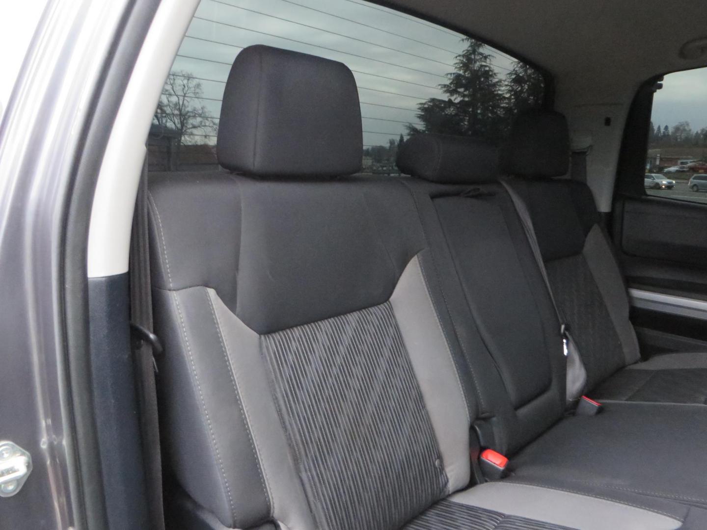 2014 Charcoal Toyota Tundra CrewMax SR5 5.7L V8 CrewMax 4WD (5TFDY5F14EX) with an V8 5.7 Liter engine, Automatic 6-Spd w/Sequential Mode transmission, located at 2630 Grass Valley Highway, Auburn, CA, 95603, (530) 508-5100, 38.937893, -121.095482 - BDS 7" lift kit, Fox remote reservoir coilovers, Fox 2.0 rear shocks, 37" Toyo MT tires, 20" Gear Alloy Big Block wheels, N-Fab running boards, Air Bags, Amp Bed extender, Weathertech floor liners, and window tint. - Photo#58