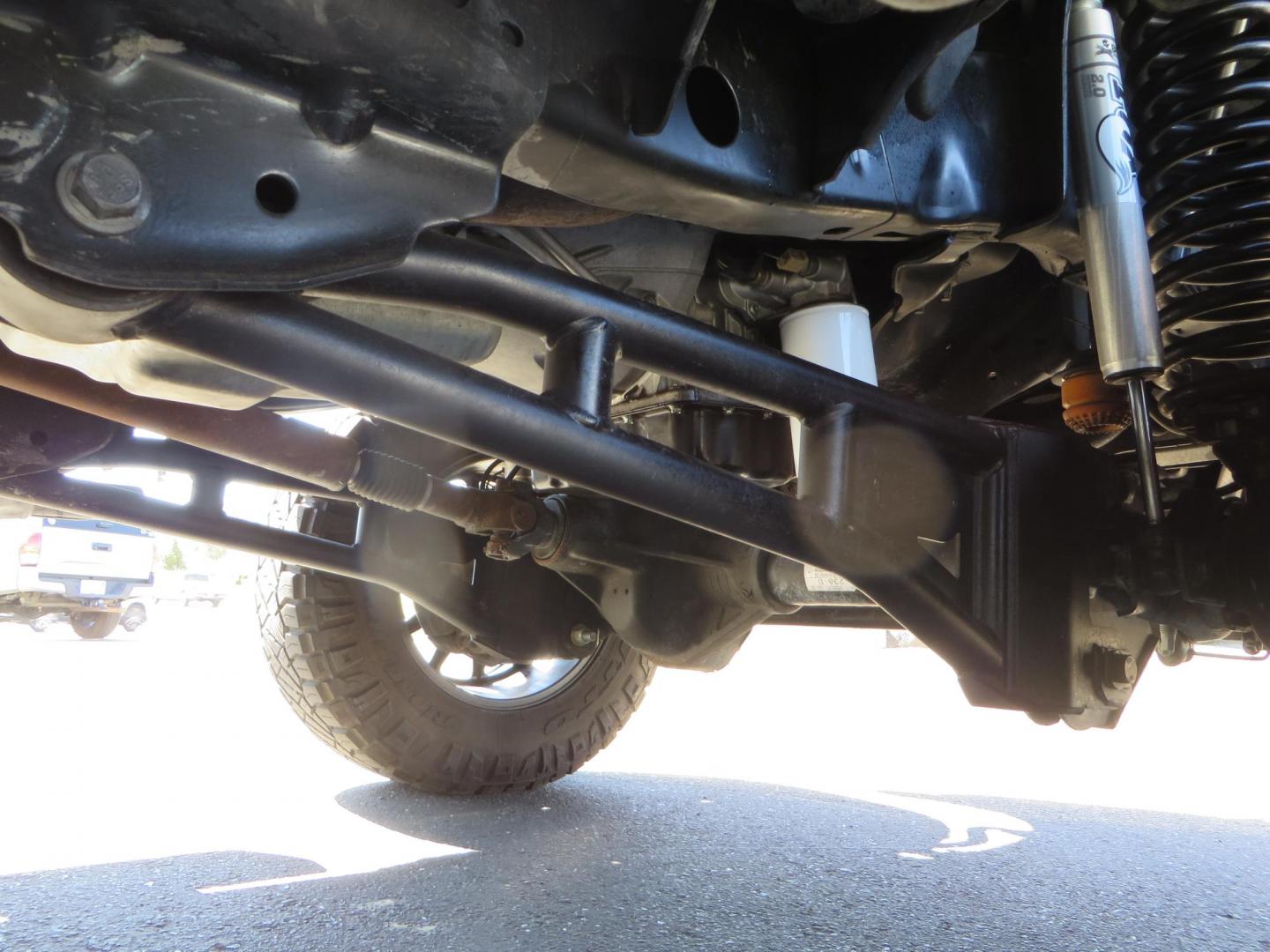 2019 Charcoal /BLACK Ford F250 Super Duty Crew Cab Lariat Crew Cab 4WD (1FT7W2BT0KE) with an V8 Turbo Diesel 6.7 Liter engine, Automatic 6-Spd w/SelectShift and TorqShift-G transmission, located at 2630 Grass Valley Highway, Auburn, CA, 95603, (530) 508-5100, 38.937893, -121.095482 - Features - BDS 4" radius arm suspension system, Fox 2.0 shocks, 37" NItto Ridge Grappler tires, 20" Method NV wheels, and window tint. - Photo#13