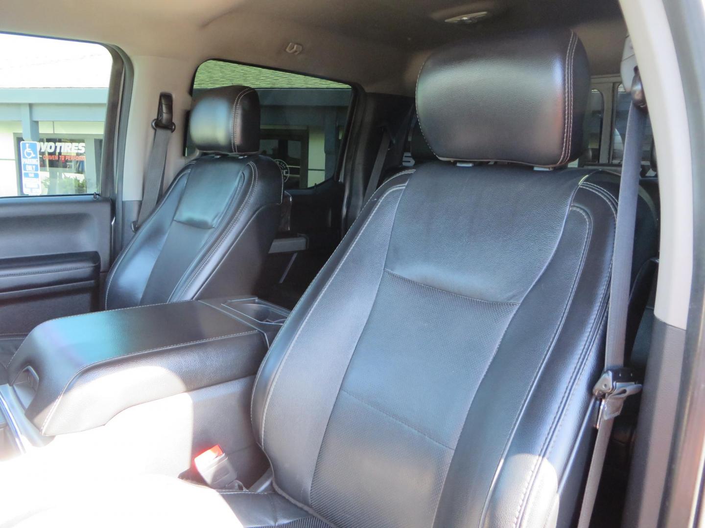 2019 Charcoal /BLACK Ford F250 Super Duty Crew Cab Lariat Crew Cab 4WD (1FT7W2BT0KE) with an V8 Turbo Diesel 6.7 Liter engine, Automatic 6-Spd w/SelectShift and TorqShift-G transmission, located at 2630 Grass Valley Highway, Auburn, CA, 95603, (530) 508-5100, 38.937893, -121.095482 - Features - BDS 4" radius arm suspension system, Fox 2.0 shocks, 37" NItto Ridge Grappler tires, 20" Method NV wheels, and window tint. - Photo#22