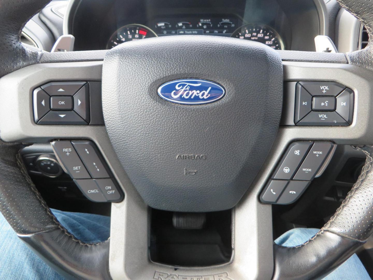 2020 White Ford F150 SuperCrew Cab Raptor Pickup 4D 5 1/2 ft (1FTFW1RG9LF) with an V6 EcoBoost High Output Twin Turbo 3.5 Liter engine, Automatic 10-Spd w/Sport Mode transmission, located at 2630 Grass Valley Highway, Auburn, CA, 95603, (530) 508-5100, 38.937893, -121.095482 - Features 17'' Fuel Rebel wheels, 37'' Goodyear Wrangler Boulder MT tires, Bakflip Tonneau cover, Lightbar behind the grille, Fog pocket led's, Cobb exhaust and cold air intake. - Photo#40