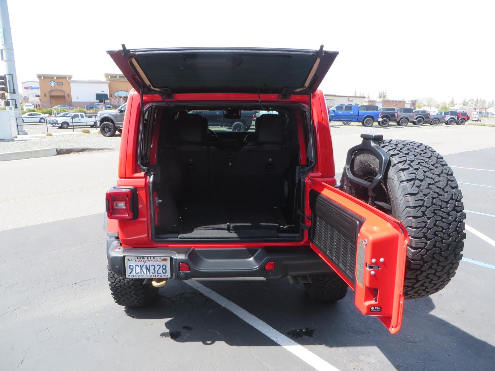 2022 Red /BLACK Jeep Wrangler Unlimited Rubicon 392 (1C4JJXSJ6NW) with an 6.4L V8 DOHC 32V engine, 6A transmission, located at 2630 Grass Valley Highway, Auburn, CA, 95603, (530) 508-5100, 38.937893, -121.095482 - 392 HEMI Rubicon ready for the track or trail. Must see before its gone! - Photo #55