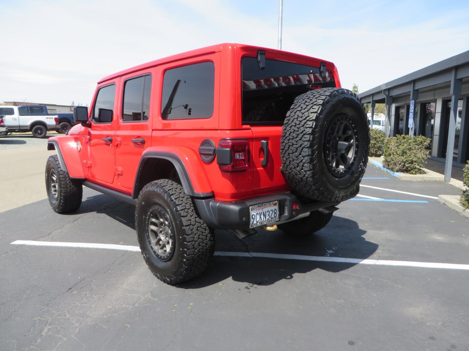 2022 Red /BLACK Jeep Wrangler Unlimited Rubicon 392 (1C4JJXSJ6NW) with an 6.4L V8 DOHC 32V engine, 6A transmission, located at 2630 Grass Valley Highway, Auburn, CA, 95603, (530) 508-5100, 38.937893, -121.095482 - 392 HEMI Rubicon ready for the track or trail. Must see before its gone! - Photo #6