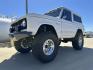 1971 White /Black / Grey Ford Bronco (U15GLK86693) with an 302 engine, np 435 4 speed transmission, located at 2630 Grass Valley Highway, Auburn, CA, 95603, (530) 508-5100, 38.937893, -121.095482 - 1971 FORD BRONCO BUILD CALIFORNIA BRONCO HARD TOP AND NO RUST REBUILT 302 WITH PERFORMANCE CAM, EDELBROCK MANIFOLD, HOLLEY AVENGER 650 CARB & MSD IGNITION NP 435 4 SPEED WITH WILD HORSE BILLET SHIFT EXTENDER DANA 20 WITH WILD HORSE TWIN STICK TRANSFER CASE NEW PAINLESS WIRING HARNESS RHINO LIN - Photo#8