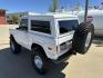 1971 White /Black / Grey Ford Bronco (U15GLK86693) with an 302 engine, np 435 4 speed transmission, located at 2630 Grass Valley Highway, Auburn, CA, 95603, (530) 508-5100, 38.937893, -121.095482 - 1971 FORD BRONCO BUILD CALIFORNIA BRONCO HARD TOP AND NO RUST REBUILT 302 WITH PERFORMANCE CAM, EDELBROCK MANIFOLD, HOLLEY AVENGER 650 CARB & MSD IGNITION NP 435 4 SPEED WITH WILD HORSE BILLET SHIFT EXTENDER DANA 20 WITH WILD HORSE TWIN STICK TRANSFER CASE NEW PAINLESS WIRING HARNESS RHINO LIN - Photo#17