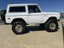 1971 White /Black / Grey Ford Bronco (U15GLK86693) with an 302 engine, np 435 4 speed transmission, located at 2630 Grass Valley Highway, Auburn, CA, 95603, (530) 508-5100, 38.937893, -121.095482 - 1971 FORD BRONCO BUILD CALIFORNIA BRONCO HARD TOP AND NO RUST REBUILT 302 WITH PERFORMANCE CAM, EDELBROCK MANIFOLD, HOLLEY AVENGER 650 CARB & MSD IGNITION NP 435 4 SPEED WITH WILD HORSE BILLET SHIFT EXTENDER DANA 20 WITH WILD HORSE TWIN STICK TRANSFER CASE NEW PAINLESS WIRING HARNESS RHINO LIN - Photo#24