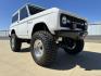 1971 White /Black / Grey Ford Bronco (U15GLK86693) with an 302 engine, np 435 4 speed transmission, located at 2630 Grass Valley Highway, Auburn, CA, 95603, (530) 508-5100, 38.937893, -121.095482 - 1971 FORD BRONCO BUILD CALIFORNIA BRONCO HARD TOP AND NO RUST REBUILT 302 WITH PERFORMANCE CAM, EDELBROCK MANIFOLD, HOLLEY AVENGER 650 CARB & MSD IGNITION NP 435 4 SPEED WITH WILD HORSE BILLET SHIFT EXTENDER DANA 20 WITH WILD HORSE TWIN STICK TRANSFER CASE NEW PAINLESS WIRING HARNESS RHINO LIN - Photo#26