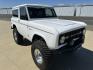1971 White /Black / Grey Ford Bronco (U15GLK86693) with an 302 engine, np 435 4 speed transmission, located at 2630 Grass Valley Highway, Auburn, CA, 95603, (530) 508-5100, 38.937893, -121.095482 - 1971 FORD BRONCO BUILD CALIFORNIA BRONCO HARD TOP AND NO RUST REBUILT 302 WITH PERFORMANCE CAM, EDELBROCK MANIFOLD, HOLLEY AVENGER 650 CARB & MSD IGNITION NP 435 4 SPEED WITH WILD HORSE BILLET SHIFT EXTENDER DANA 20 WITH WILD HORSE TWIN STICK TRANSFER CASE NEW PAINLESS WIRING HARNESS RHINO LIN - Photo#28