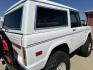 1971 White /Black / Grey Ford Bronco (U15GLK86693) with an 302 engine, np 435 4 speed transmission, located at 2630 Grass Valley Highway, Auburn, CA, 95603, (530) 508-5100, 38.937893, -121.095482 - 1971 FORD BRONCO BUILD CALIFORNIA BRONCO HARD TOP AND NO RUST REBUILT 302 WITH PERFORMANCE CAM, EDELBROCK MANIFOLD, HOLLEY AVENGER 650 CARB & MSD IGNITION NP 435 4 SPEED WITH WILD HORSE BILLET SHIFT EXTENDER DANA 20 WITH WILD HORSE TWIN STICK TRANSFER CASE NEW PAINLESS WIRING HARNESS RHINO LIN - Photo#35