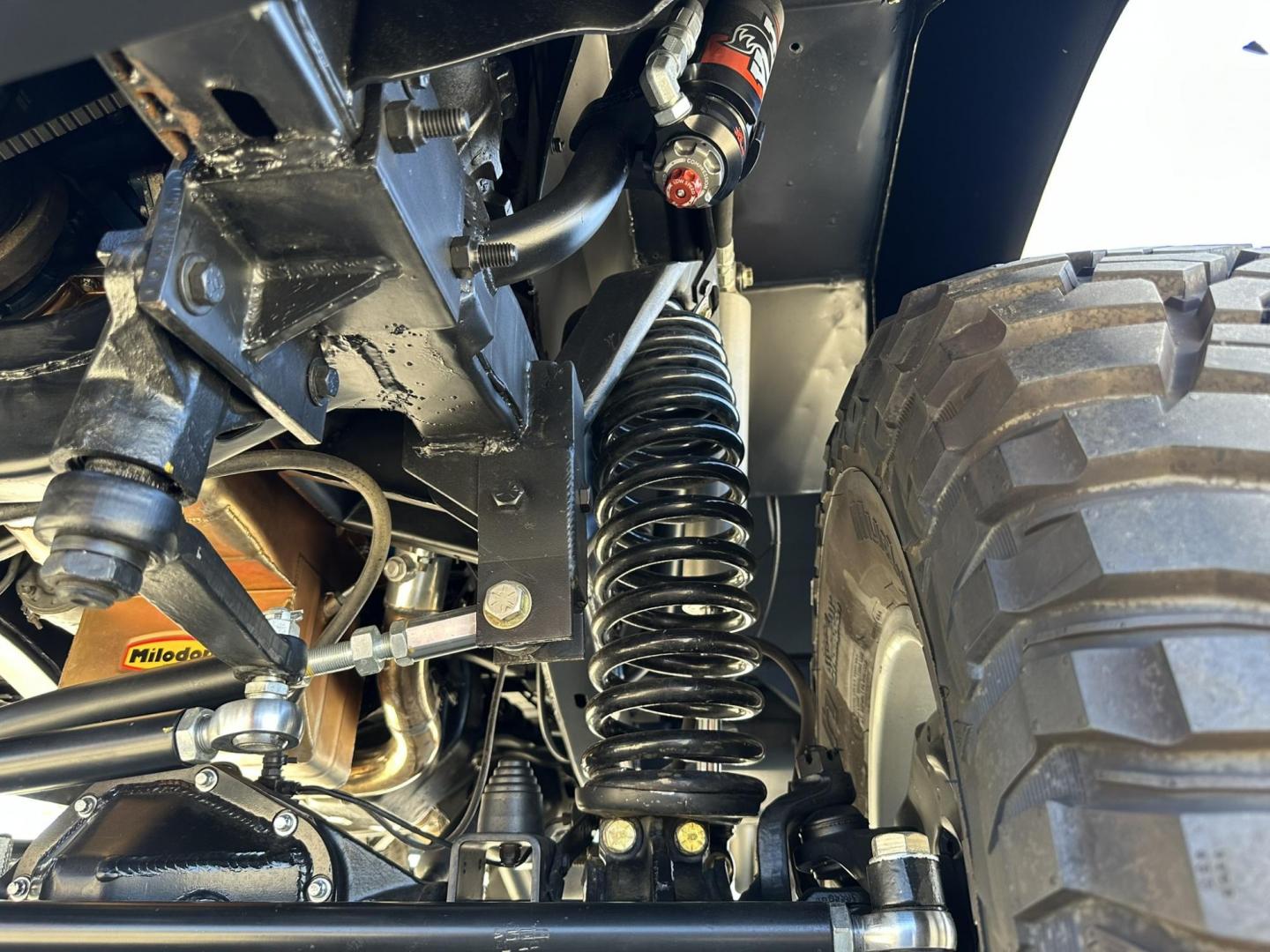 1971 White /Black / Grey Ford Bronco (U15GLK86693) with an 302 engine, np 435 4 speed transmission, located at 2630 Grass Valley Highway, Auburn, CA, 95603, (530) 508-5100, 38.937893, -121.095482 - 1971 FORD BRONCO BUILD CALIFORNIA BRONCO HARD TOP AND NO RUST REBUILT 302 WITH PERFORMANCE CAM, EDELBROCK MANIFOLD, HOLLEY AVENGER 650 CARB & MSD IGNITION NP 435 4 SPEED WITH WILD HORSE BILLET SHIFT EXTENDER DANA 20 WITH WILD HORSE TWIN STICK TRANSFER CASE NEW PAINLESS WIRING HARNESS RHINO LIN - Photo#59