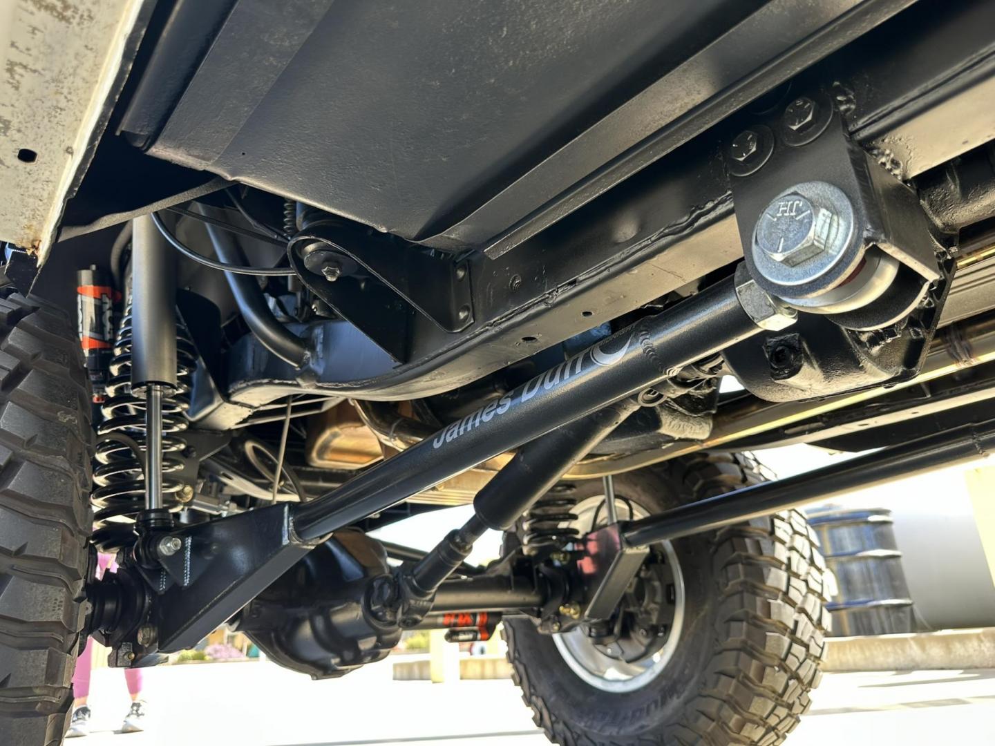 1971 White /Black / Grey Ford Bronco (U15GLK86693) with an 302 engine, np 435 4 speed transmission, located at 2630 Grass Valley Highway, Auburn, CA, 95603, (530) 508-5100, 38.937893, -121.095482 - 1971 FORD BRONCO BUILD CALIFORNIA BRONCO HARD TOP AND NO RUST REBUILT 302 WITH PERFORMANCE CAM, EDELBROCK MANIFOLD, HOLLEY AVENGER 650 CARB & MSD IGNITION NP 435 4 SPEED WITH WILD HORSE BILLET SHIFT EXTENDER DANA 20 WITH WILD HORSE TWIN STICK TRANSFER CASE NEW PAINLESS WIRING HARNESS RHINO LIN - Photo#61