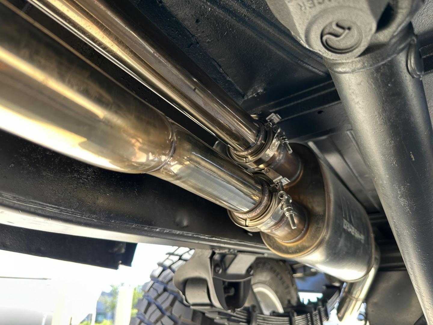 1971 White /Black / Grey Ford Bronco (U15GLK86693) with an 302 engine, np 435 4 speed transmission, located at 2630 Grass Valley Highway, Auburn, CA, 95603, (530) 508-5100, 38.937893, -121.095482 - 1971 FORD BRONCO BUILD CALIFORNIA BRONCO HARD TOP AND NO RUST REBUILT 302 WITH PERFORMANCE CAM, EDELBROCK MANIFOLD, HOLLEY AVENGER 650 CARB & MSD IGNITION NP 435 4 SPEED WITH WILD HORSE BILLET SHIFT EXTENDER DANA 20 WITH WILD HORSE TWIN STICK TRANSFER CASE NEW PAINLESS WIRING HARNESS RHINO LIN - Photo#64