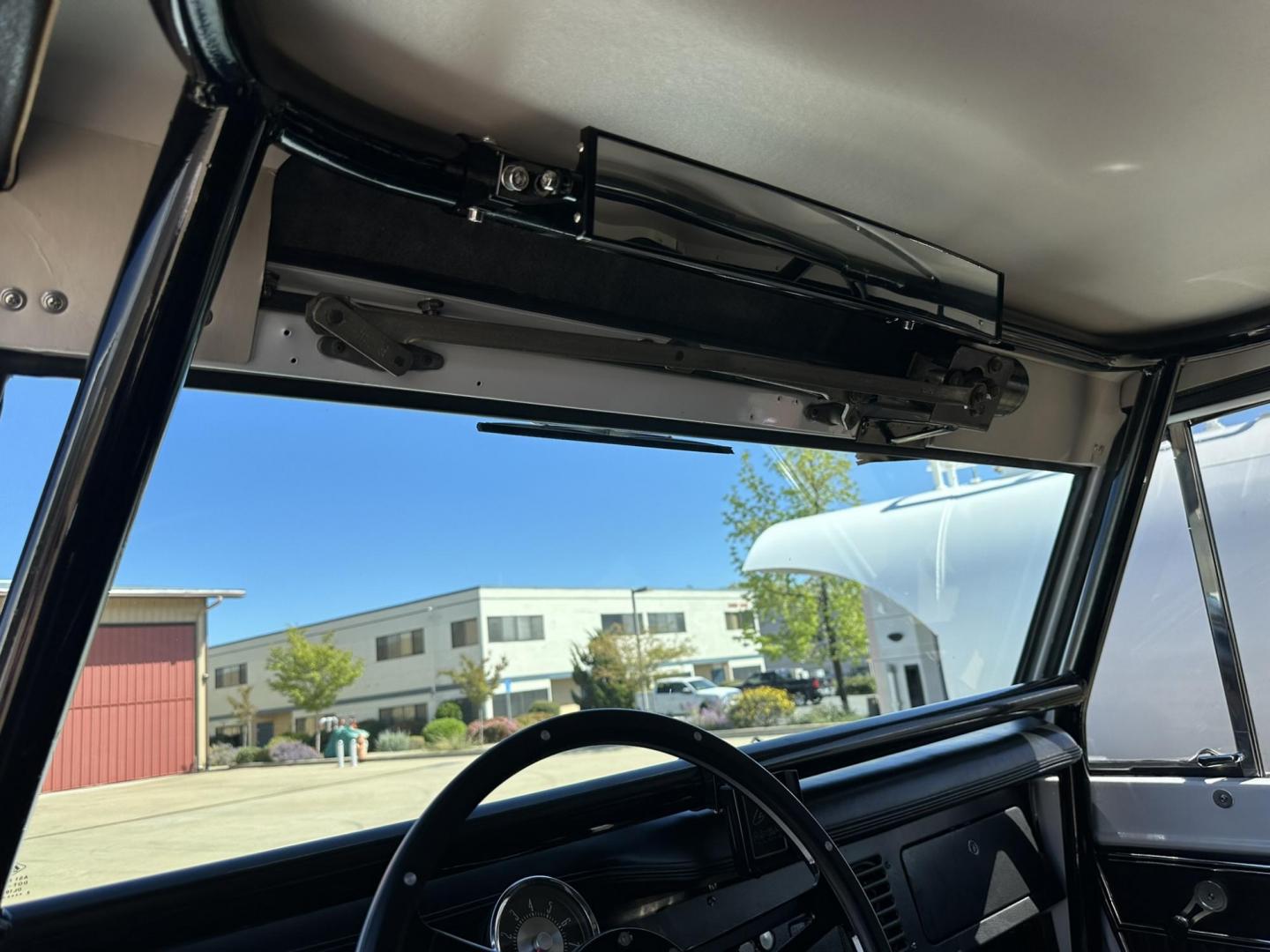 1971 White /Black / Grey Ford Bronco (U15GLK86693) with an 302 engine, np 435 4 speed transmission, located at 2630 Grass Valley Highway, Auburn, CA, 95603, (530) 508-5100, 38.937893, -121.095482 - 1971 FORD BRONCO BUILD CALIFORNIA BRONCO HARD TOP AND NO RUST REBUILT 302 WITH PERFORMANCE CAM, EDELBROCK MANIFOLD, HOLLEY AVENGER 650 CARB & MSD IGNITION NP 435 4 SPEED WITH WILD HORSE BILLET SHIFT EXTENDER DANA 20 WITH WILD HORSE TWIN STICK TRANSFER CASE NEW PAINLESS WIRING HARNESS RHINO LIN - Photo#99