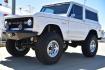 1971 White /Black / Grey Ford Bronco (U15GLK86693) with an 302 engine, np 435 4 speed transmission, located at 2630 Grass Valley Highway, Auburn, CA, 95603, (530) 508-5100, 38.937893, -121.095482 - 1971 FORD BRONCO BUILD CALIFORNIA BRONCO HARD TOP AND NO RUST REBUILT 302 WITH PERFORMANCE CAM, EDELBROCK MANIFOLD, HOLLEY AVENGER 650 CARB & MSD IGNITION NP 435 4 SPEED WITH WILD HORSE BILLET SHIFT EXTENDER DANA 20 WITH WILD HORSE TWIN STICK TRANSFER CASE NEW PAINLESS WIRING HARNESS RHINO LIN - Photo#196