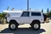 1971 White /Black / Grey Ford Bronco (U15GLK86693) with an 302 engine, np 435 4 speed transmission, located at 2630 Grass Valley Highway, Auburn, CA, 95603, (530) 508-5100, 38.937893, -121.095482 - 1971 FORD BRONCO BUILD CALIFORNIA BRONCO HARD TOP AND NO RUST REBUILT 302 WITH PERFORMANCE CAM, EDELBROCK MANIFOLD, HOLLEY AVENGER 650 CARB & MSD IGNITION NP 435 4 SPEED WITH WILD HORSE BILLET SHIFT EXTENDER DANA 20 WITH WILD HORSE TWIN STICK TRANSFER CASE NEW PAINLESS WIRING HARNESS RHINO LIN - Photo#199