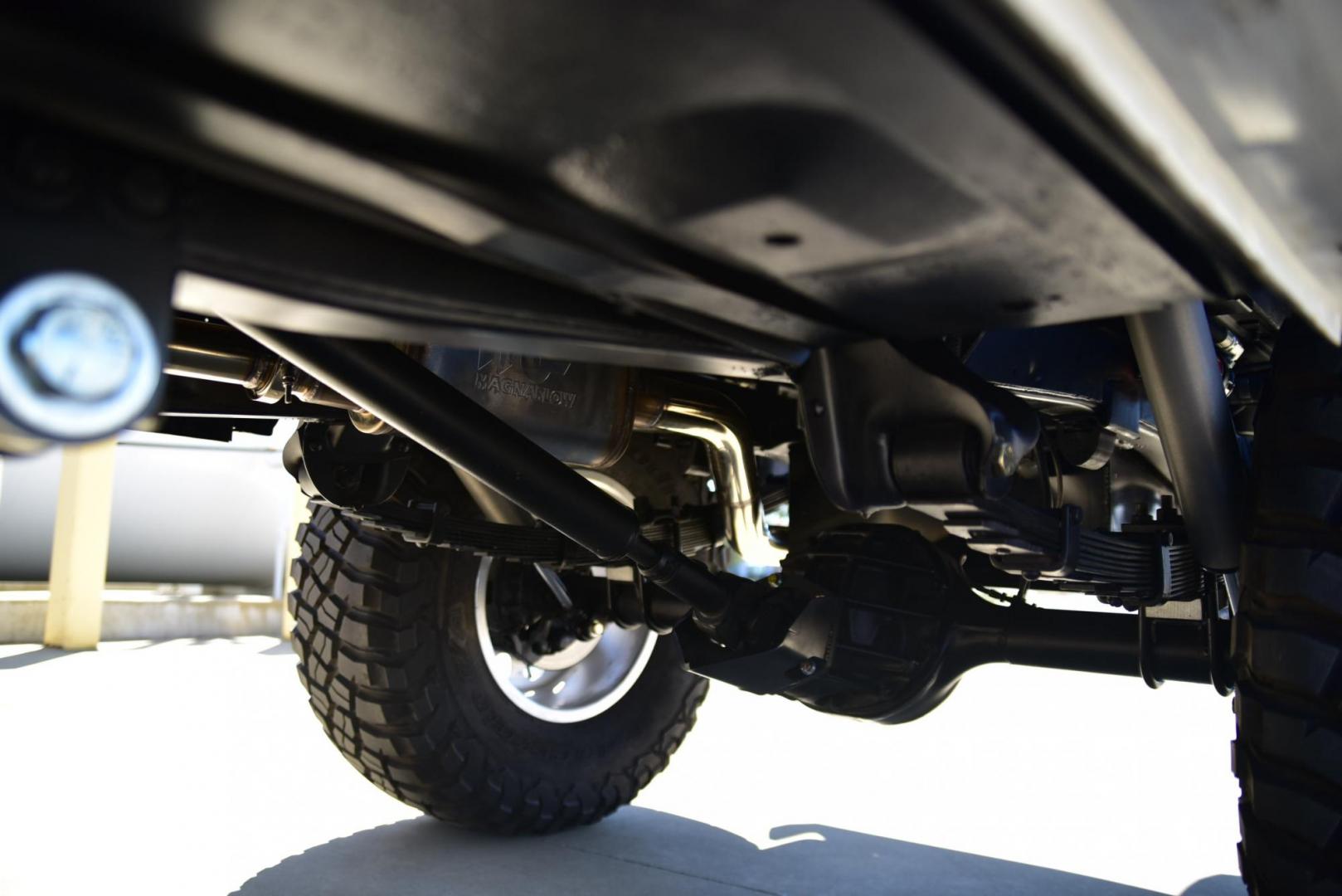 1971 White /Black / Grey Ford Bronco (U15GLK86693) with an 302 engine, np 435 4 speed transmission, located at 2630 Grass Valley Highway, Auburn, CA, 95603, (530) 508-5100, 38.937893, -121.095482 - 1971 FORD BRONCO BUILD CALIFORNIA BRONCO HARD TOP AND NO RUST REBUILT 302 WITH PERFORMANCE CAM, EDELBROCK MANIFOLD, HOLLEY AVENGER 650 CARB & MSD IGNITION NP 435 4 SPEED WITH WILD HORSE BILLET SHIFT EXTENDER DANA 20 WITH WILD HORSE TWIN STICK TRANSFER CASE NEW PAINLESS WIRING HARNESS RHINO LIN - Photo#241