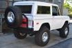 1971 White /Black / Grey Ford Bronco (U15GLK86693) with an 302 engine, np 435 4 speed transmission, located at 2630 Grass Valley Highway, Auburn, CA, 95603, (530) 508-5100, 38.937893, -121.095482 - 1971 FORD BRONCO BUILD CALIFORNIA BRONCO HARD TOP AND NO RUST REBUILT 302 WITH PERFORMANCE CAM, EDELBROCK MANIFOLD, HOLLEY AVENGER 650 CARB & MSD IGNITION NP 435 4 SPEED WITH WILD HORSE BILLET SHIFT EXTENDER DANA 20 WITH WILD HORSE TWIN STICK TRANSFER CASE NEW PAINLESS WIRING HARNESS RHINO LIN - Photo#315