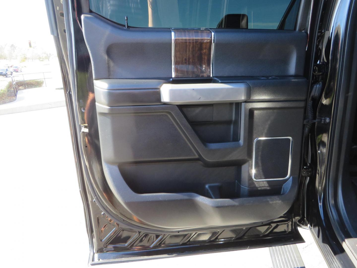 2017 BLACK Ford F-250 SD Platinum Crew Cab Short Bed 4WD (1FT7W2BT0HE) with an 6.7L V8 OHV 16V DIESEL engine, 6A transmission, located at 2630 Grass Valley Highway, Auburn, CA, 95603, (530) 508-5100, 38.937893, -121.095482 - Lifted F-250 featuring a SkyJacker long arm suspension system, Fox 2.5 remote reservoir coilovers, Fox 2.0 rear remote reservoir shocks, Fox dual steering stabilizers, 20" XD wheels, 37" Nitto Ridge Grappler tires, Racer X Mesh Grille, Airlift Air Bags, Painted badges, and window tint. - Photo#51