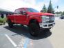 2017 Red Ford F-250 SD Lariat Crew Cab Long Bed 4WD (1FT7W2BT7HE) with an 6.7L V8 OHV 16V DIESEL engine, 6A transmission, located at 2630 Grass Valley Highway, Auburn, CA, 95603, (530) 508-5100, 38.937893, -121.095482 - Super Clean Lariat Superduty sitting on Carli Pintop suspension system, King 2.5 remote reservoir shocks, Radius Arms, High Mount stabilizer, Torsion Sway bar, and Deaver rear leaf springs, 38" Falken Wildpeak RT tires, 17" Method 315 wheels , and window tint. - Photo#2