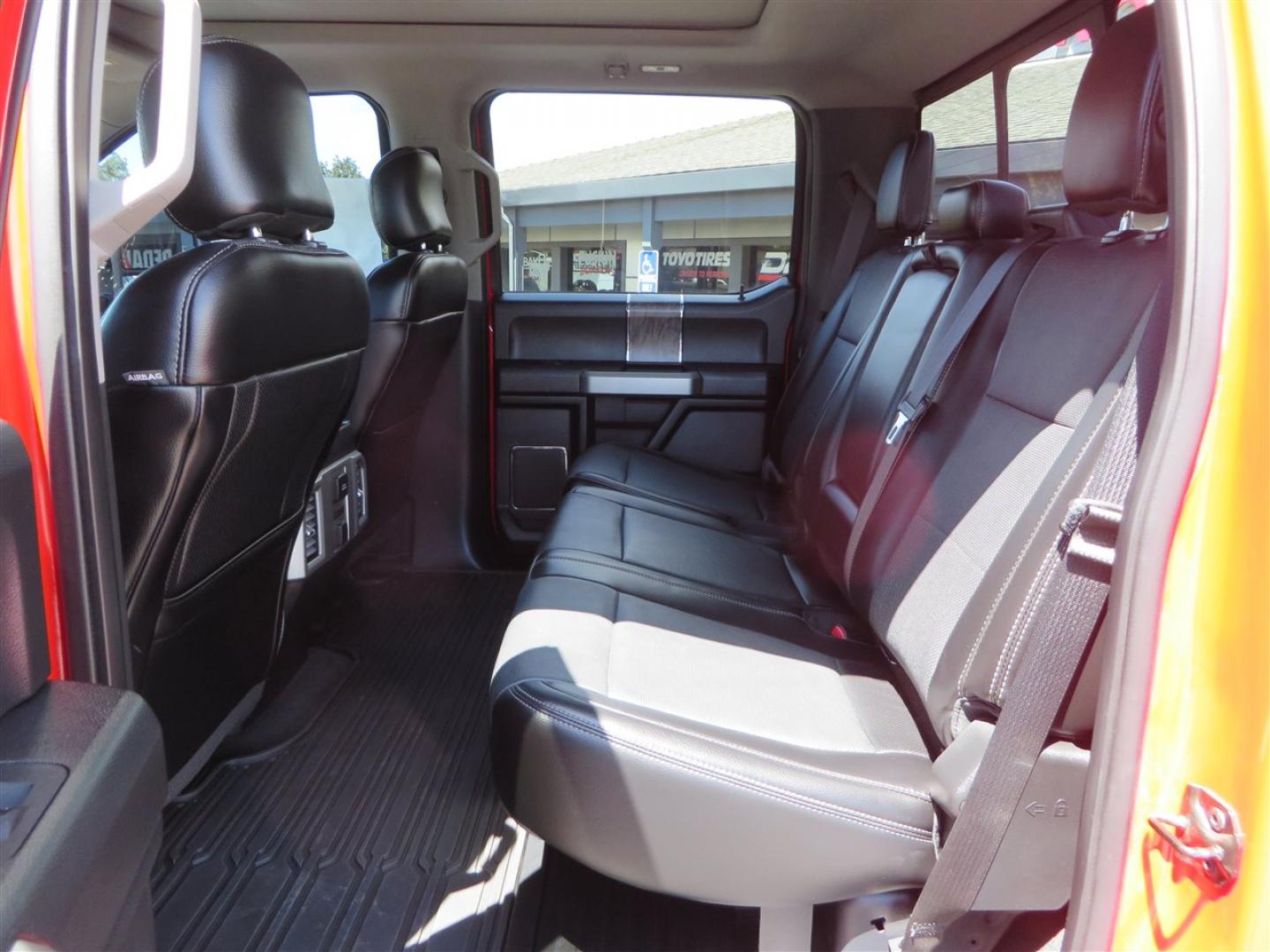 2017 Red Ford F-250 SD Lariat Crew Cab Long Bed 4WD (1FT7W2BT7HE) with an 6.7L V8 OHV 16V DIESEL engine, 6A transmission, located at 2630 Grass Valley Highway, Auburn, CA, 95603, (530) 508-5100, 38.937893, -121.095482 - Super Clean Lariat Superduty sitting on Carli Pintop suspension system, King 2.5 remote reservoir shocks, Radius Arms, High Mount stabilizer, Torsion Sway bar, and Deaver rear leaf springs, 38" Falken Wildpeak RT tires, 17" Method 315 wheels , and window tint. - Photo#55
