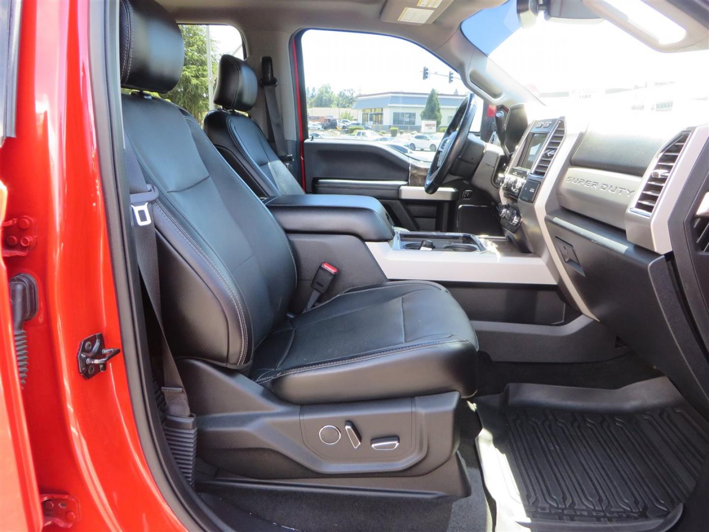 2017 Red Ford F-250 SD Lariat Crew Cab Long Bed 4WD (1FT7W2BT7HE) with an 6.7L V8 OHV 16V DIESEL engine, 6A transmission, located at 2630 Grass Valley Highway, Auburn, CA, 95603, (530) 508-5100, 38.937893, -121.095482 - Super Clean Lariat Superduty sitting on Carli Pintop suspension system, King 2.5 remote reservoir shocks, Radius Arms, High Mount stabilizer, Torsion Sway bar, and Deaver rear leaf springs, 38" Falken Wildpeak RT tires, 17" Method 315 wheels , and window tint. - Photo#63