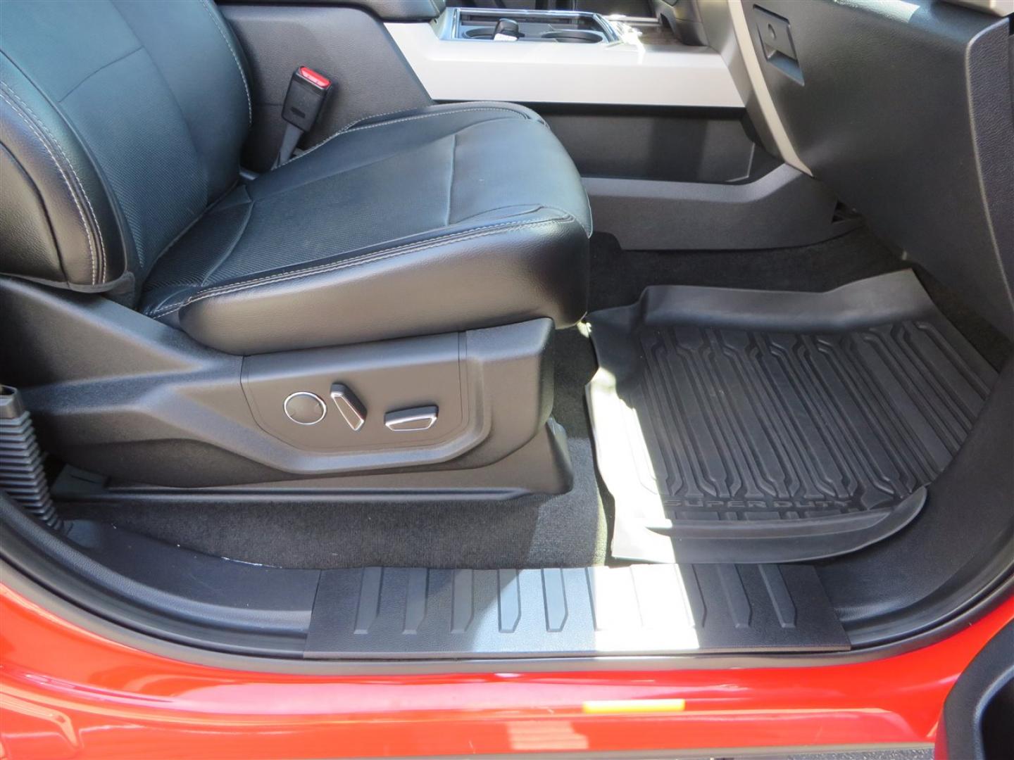 2017 Red Ford F-250 SD Lariat Crew Cab Long Bed 4WD (1FT7W2BT7HE) with an 6.7L V8 OHV 16V DIESEL engine, 6A transmission, located at 2630 Grass Valley Highway, Auburn, CA, 95603, (530) 508-5100, 38.937893, -121.095482 - Super Clean Lariat Superduty sitting on Carli Pintop suspension system, King 2.5 remote reservoir shocks, Radius Arms, High Mount stabilizer, Torsion Sway bar, and Deaver rear leaf springs, 38" Falken Wildpeak RT tires, 17" Method 315 wheels , and window tint. - Photo#65