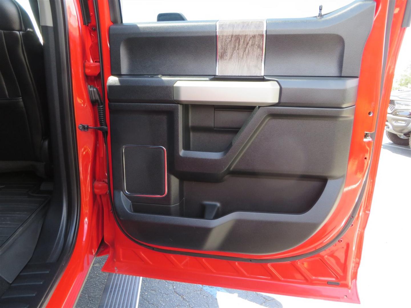 2017 Red Ford F-250 SD Lariat Crew Cab Long Bed 4WD (1FT7W2BT7HE) with an 6.7L V8 OHV 16V DIESEL engine, 6A transmission, located at 2630 Grass Valley Highway, Auburn, CA, 95603, (530) 508-5100, 38.937893, -121.095482 - Super Clean Lariat Superduty sitting on Carli Pintop suspension system, King 2.5 remote reservoir shocks, Radius Arms, High Mount stabilizer, Torsion Sway bar, and Deaver rear leaf springs, 38" Falken Wildpeak RT tires, 17" Method 315 wheels , and window tint. - Photo#68