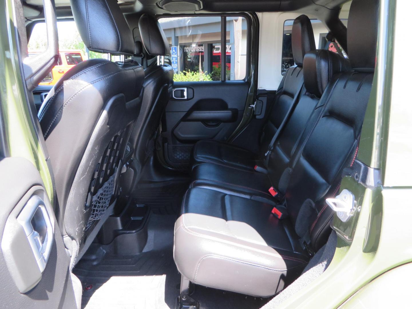 2021 GREEN Jeep Wrangler Unlimited Rubicon (1C4JJXFM6MW) with an 3.0L V6 DOHC 24V TURBO DIESEL engine, 6A transmission, located at 2630 Grass Valley Highway, Auburn, CA, 95603, (530) 508-5100, 38.937893, -121.095482 - Eco Diesel Rubicon features a JKS suspension system, Fox adventure series shocks, 17" Fuel Rincon wheels, 37" Toyo MT tires, Metal Cloak front fender guts delete, Body Armor front inner fender liners, DV8 rocker guards, Teraflex HD spare tire relocation, and Morimoto Headlights. - Photo#46