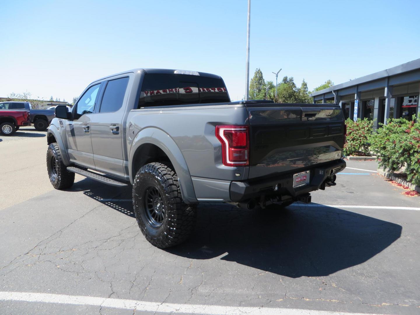 2018 Gray Ford F-150 Raptor SuperCrew 4WD (1FTFW1RG4JF) with an 3.5 V6 engine, 6A transmission, located at 2630 Grass Valley Highway, Auburn, CA, 95603, (530) 508-5100, 38.937893, -121.095482 - Must see Raptor with a bunch of new accessories. We just install Fox 3.0 live valve coilovers and rear shocks, Fox IFP rear bumps with SVC bump stop brackets, SDI E Click, Addictive Desert Designs front and rear bumpers, Baja Designs Led lighting, Addictive Desert Designs Intercooler, KMC Impact for - Photo#5