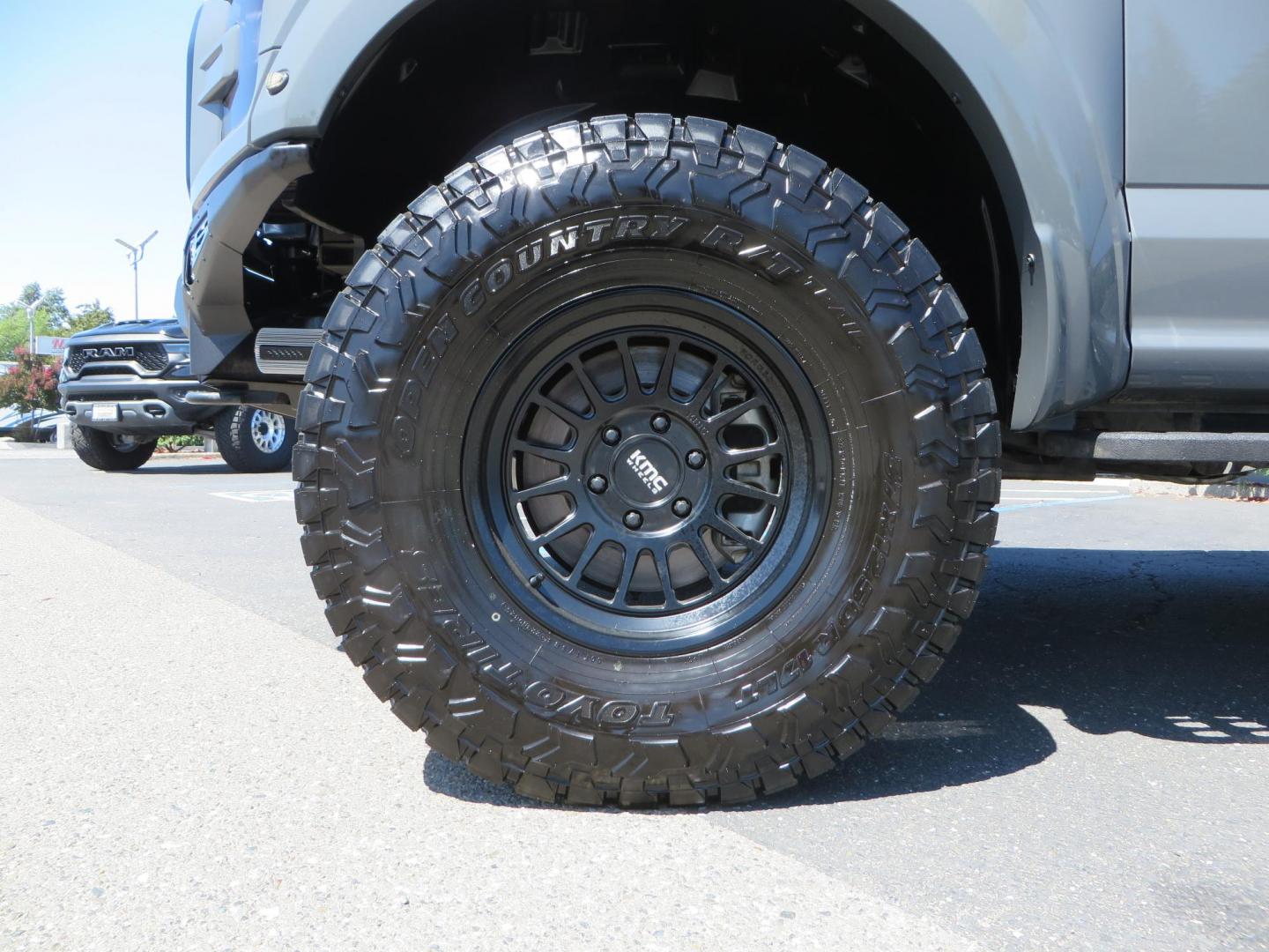 2018 Gray Ford F-150 Raptor SuperCrew 4WD (1FTFW1RG4JF) with an 3.5 V6 engine, 6A transmission, located at 2630 Grass Valley Highway, Auburn, CA, 95603, (530) 508-5100, 38.937893, -121.095482 - Must see Raptor with a bunch of new accessories. We just install Fox 3.0 live valve coilovers and rear shocks, Fox IFP rear bumps with SVC bump stop brackets, SDI E Click, Addictive Desert Designs front and rear bumpers, Baja Designs Led lighting, Addictive Desert Designs Intercooler, KMC Impact for - Photo#7