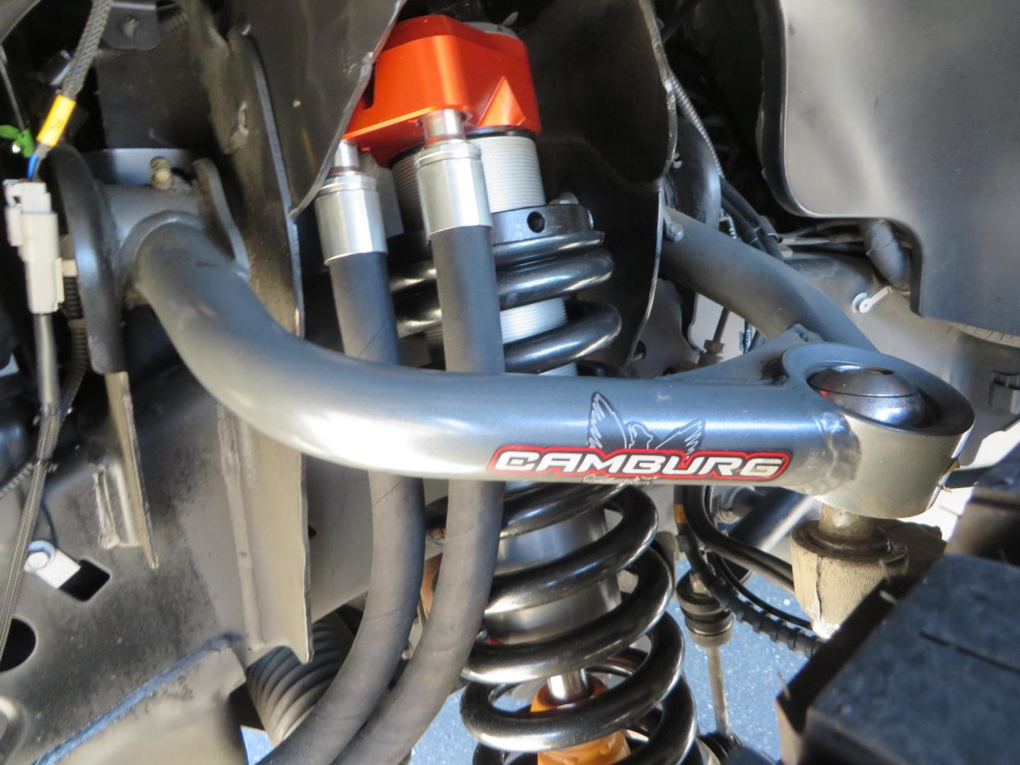 2018 Gray Ford F-150 Raptor SuperCrew 4WD (1FTFW1RG4JF) with an 3.5 V6 engine, 6A transmission, located at 2630 Grass Valley Highway, Auburn, CA, 95603, (530) 508-5100, 38.937893, -121.095482 - Must see Raptor with a bunch of new accessories. We just install Fox 3.0 live valve coilovers and rear shocks, Fox IFP rear bumps with SVC bump stop brackets, SDI E Click, Addictive Desert Designs front and rear bumpers, Baja Designs Led lighting, Addictive Desert Designs Intercooler, KMC Impact for - Photo#9