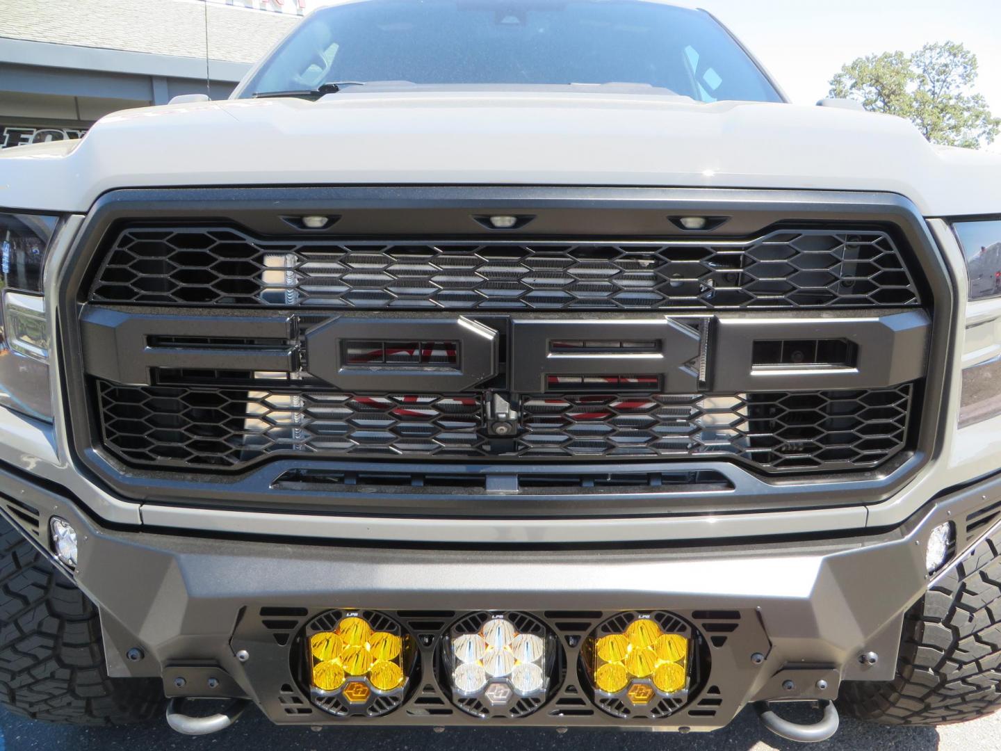 2018 Gray Ford F-150 Raptor SuperCrew 4WD (1FTFW1RG4JF) with an 3.5 V6 engine, 6A transmission, located at 2630 Grass Valley Highway, Auburn, CA, 95603, (530) 508-5100, 38.937893, -121.095482 - Must see Raptor with a bunch of new accessories. We just install Fox 3.0 live valve coilovers and rear shocks, Fox IFP rear bumps with SVC bump stop brackets, SDI E Click, Addictive Desert Designs front and rear bumpers, Baja Designs Led lighting, Addictive Desert Designs Intercooler, KMC Impact for - Photo#15