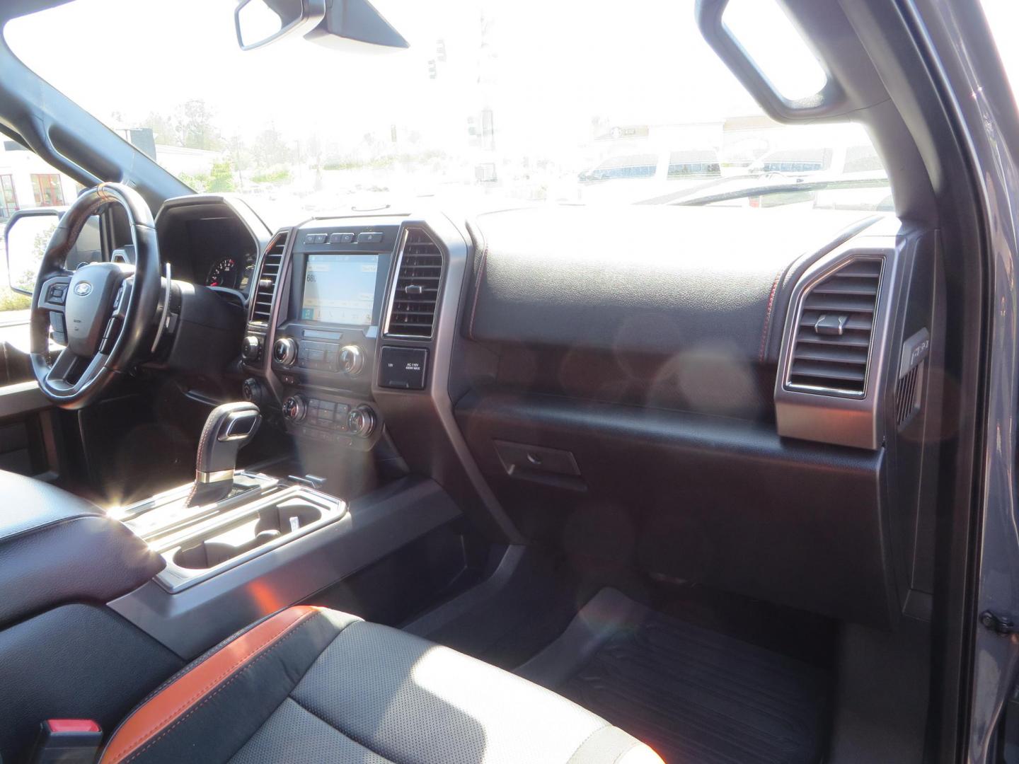 2018 Gray Ford F-150 Raptor SuperCrew 4WD (1FTFW1RG4JF) with an 3.5 V6 engine, 6A transmission, located at 2630 Grass Valley Highway, Auburn, CA, 95603, (530) 508-5100, 38.937893, -121.095482 - Must see Raptor with a bunch of new accessories. We just install Fox 3.0 live valve coilovers and rear shocks, Fox IFP rear bumps with SVC bump stop brackets, SDI E Click, Addictive Desert Designs front and rear bumpers, Baja Designs Led lighting, Addictive Desert Designs Intercooler, KMC Impact for - Photo#71