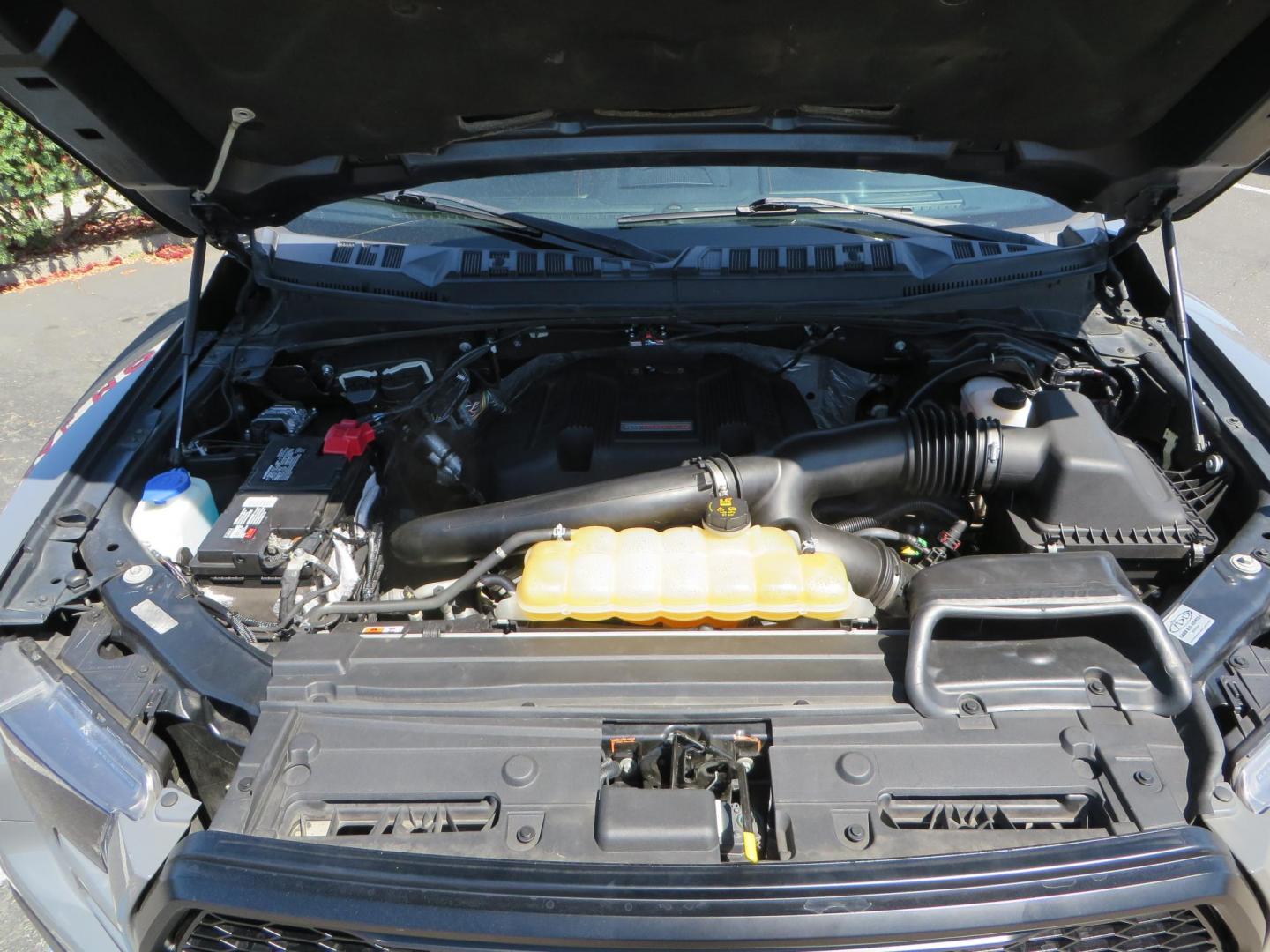 2018 Gray Ford F-150 Raptor SuperCrew 4WD (1FTFW1RG4JF) with an 3.5 V6 engine, 6A transmission, located at 2630 Grass Valley Highway, Auburn, CA, 95603, (530) 508-5100, 38.937893, -121.095482 - Must see Raptor with a bunch of new accessories. We just install Fox 3.0 live valve coilovers and rear shocks, Fox IFP rear bumps with SVC bump stop brackets, SDI E Click, Addictive Desert Designs front and rear bumpers, Baja Designs Led lighting, Addictive Desert Designs Intercooler, KMC Impact for - Photo#78