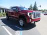 2024 Volcanic Red /Black GMC Sierra 2500HD Denali Crew Cab 4WD SB (1GT49REY6RF) with an 6.6L V8 OHV 16V TURBO DIESEL engine, 6A transmission, located at 2630 Grass Valley Highway, Auburn, CA, 95603, (530) 508-5100, 38.937893, -121.095482 - Denali 2500 featuring a Cognito Level kit, Fox shocks, 20" Fittipaldi FA18 wheels, 35" Nitto Ridge Grappler tires, and a LineX folding tonneau cover. - Photo#2