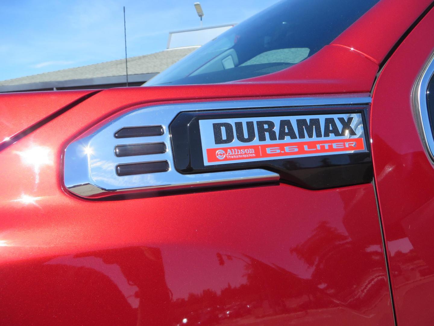 2024 Volcanic Red /Black GMC Sierra 2500HD Denali Crew Cab 4WD SB (1GT49REY6RF) with an 6.6L V8 OHV 16V TURBO DIESEL engine, 6A transmission, located at 2630 Grass Valley Highway, Auburn, CA, 95603, (530) 508-5100, 38.937893, -121.095482 - Denali 2500 featuring a Cognito Level kit, Fox shocks, 20" Fittipaldi FA18 wheels, 35" Nitto Ridge Grappler tires, and a LineX folding tonneau cover. - Photo#12