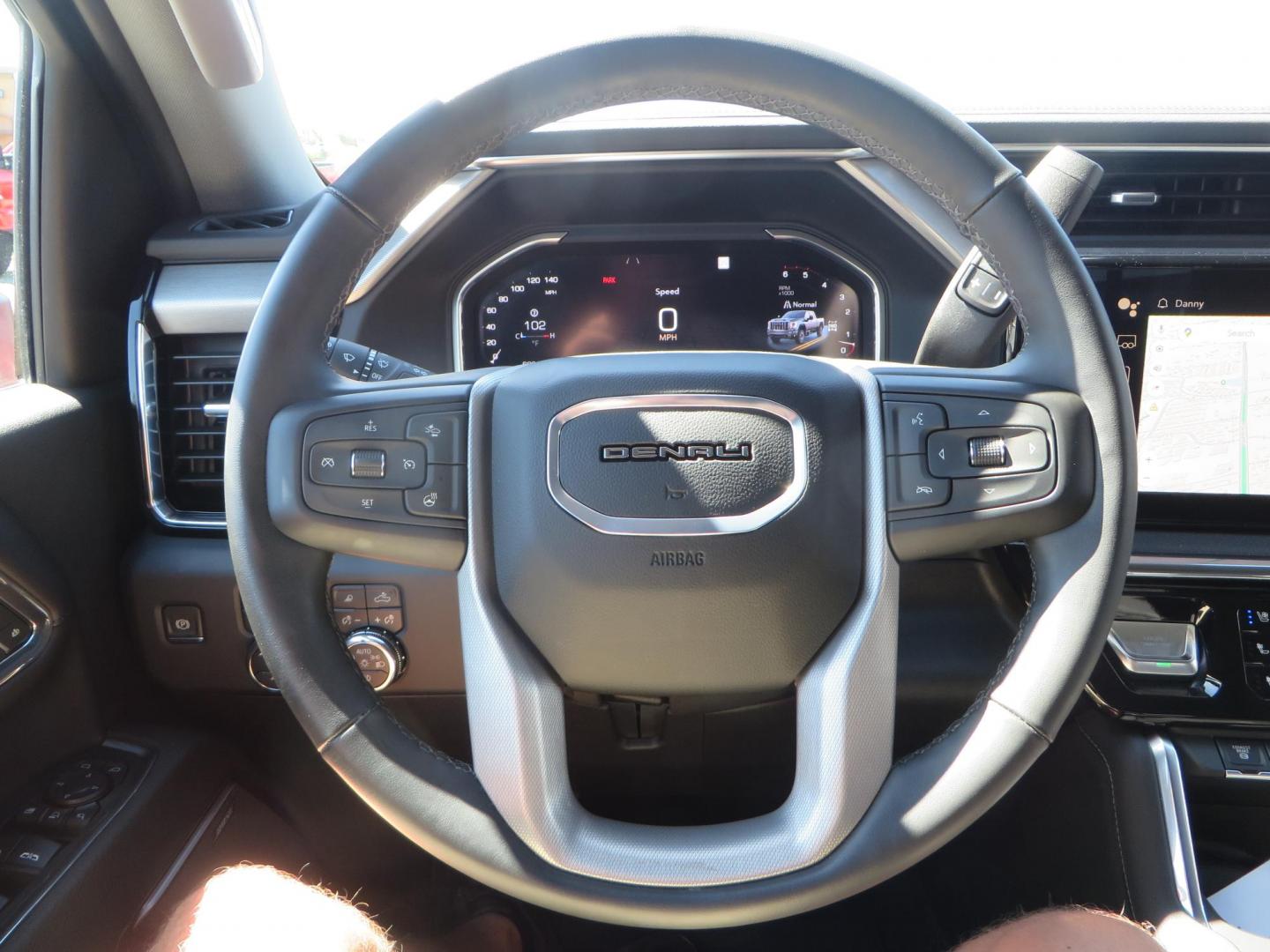 2024 Volcanic Red /Black GMC Sierra 2500HD Denali Crew Cab 4WD SB (1GT49REY6RF) with an 6.6L V8 OHV 16V TURBO DIESEL engine, 6A transmission, located at 2630 Grass Valley Highway, Auburn, CA, 95603, (530) 508-5100, 38.937893, -121.095482 - Denali 2500 featuring a Cognito Level kit, Fox shocks, 20" Fittipaldi FA18 wheels, 35" Nitto Ridge Grappler tires, and a LineX folding tonneau cover. - Photo#42