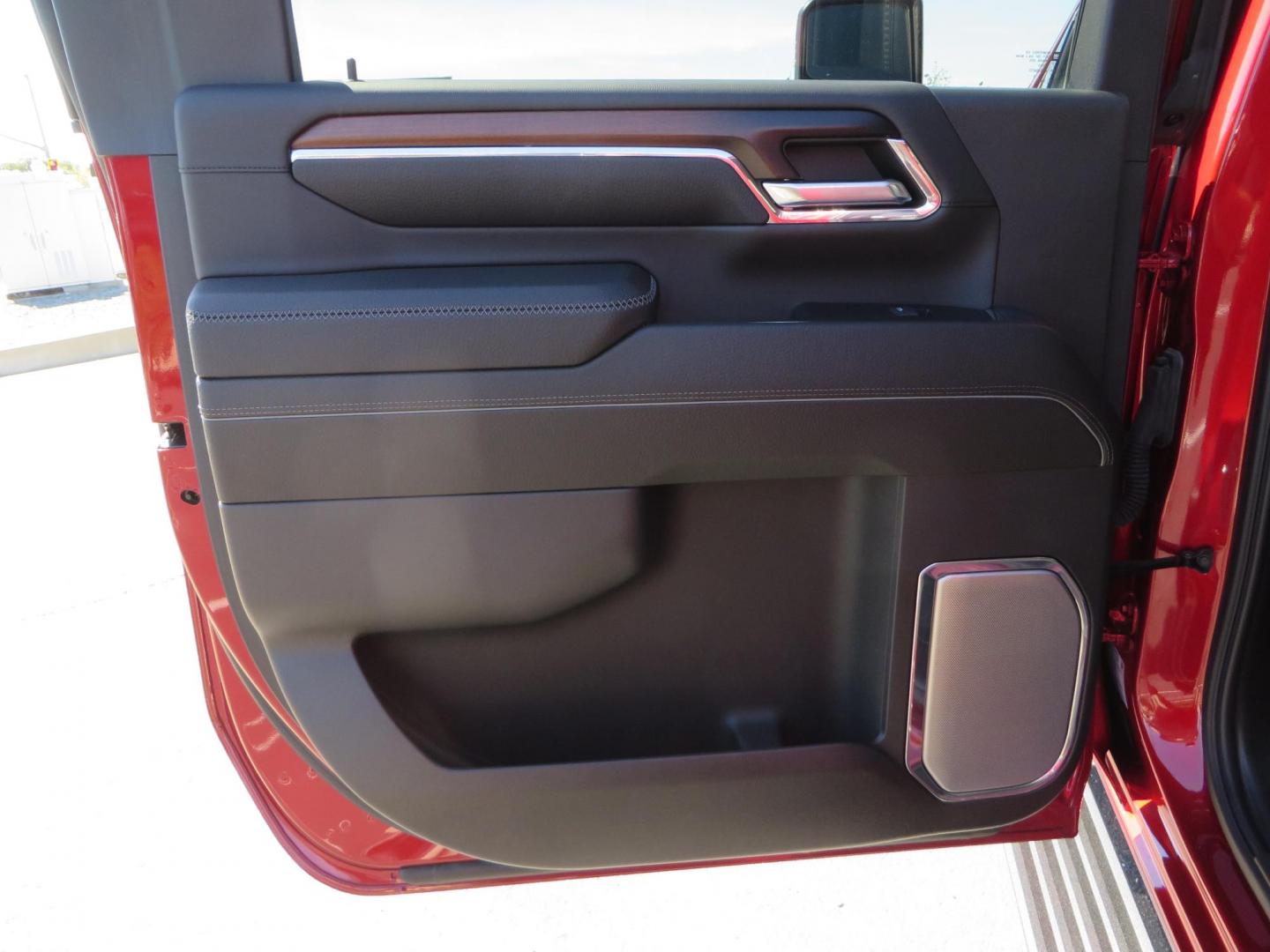 2024 Volcanic Red /Black GMC Sierra 2500HD Denali Crew Cab 4WD SB (1GT49REY6RF) with an 6.6L V8 OHV 16V TURBO DIESEL engine, 6A transmission, located at 2630 Grass Valley Highway, Auburn, CA, 95603, (530) 508-5100, 38.937893, -121.095482 - Denali 2500 featuring a Cognito Level kit, Fox shocks, 20" Fittipaldi FA18 wheels, 35" Nitto Ridge Grappler tires, and a LineX folding tonneau cover. - Photo#49