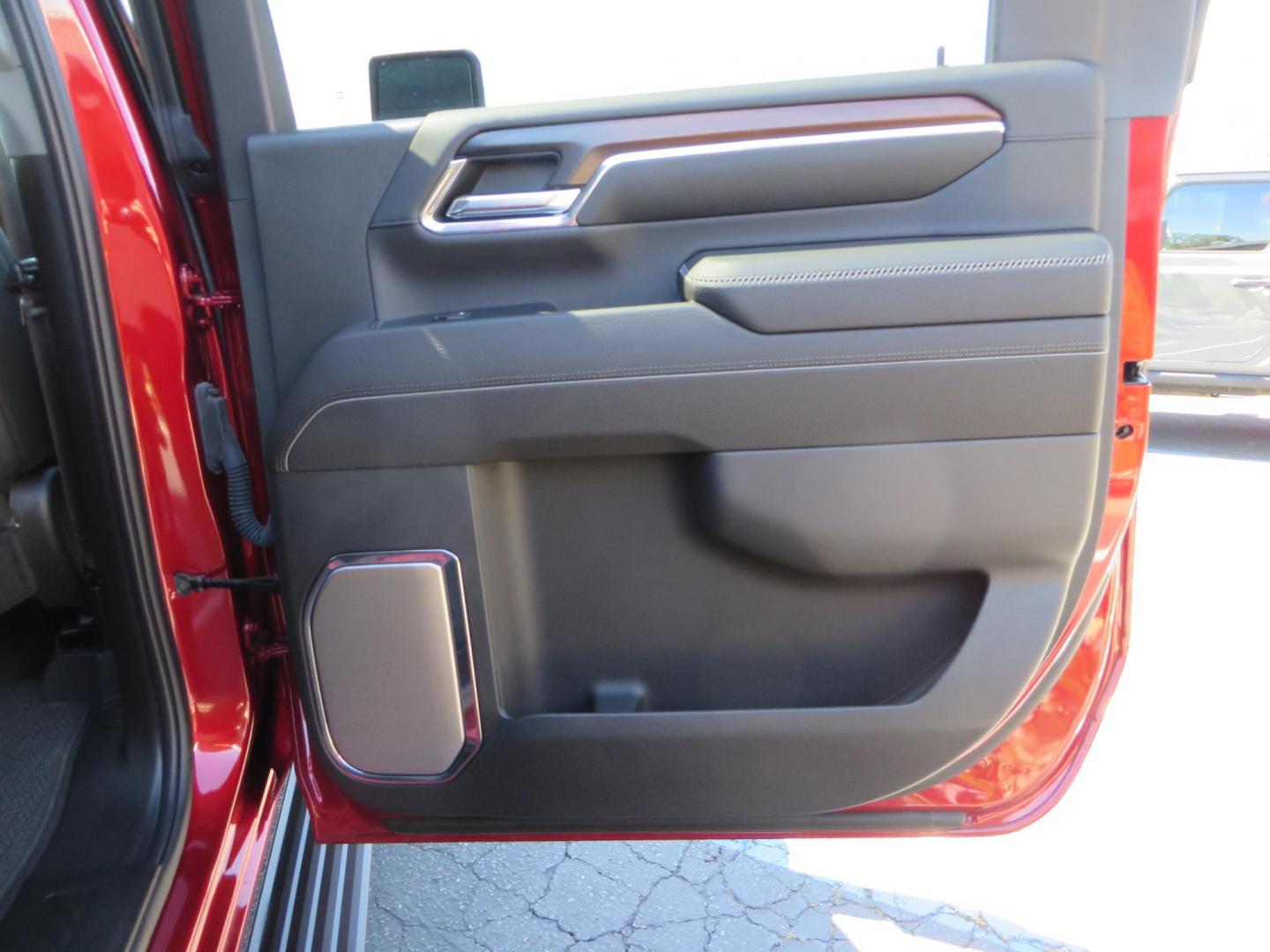 2024 Volcanic Red /Black GMC Sierra 2500HD Denali Crew Cab 4WD SB (1GT49REY6RF) with an 6.6L V8 OHV 16V TURBO DIESEL engine, 6A transmission, located at 2630 Grass Valley Highway, Auburn, CA, 95603, (530) 508-5100, 38.937893, -121.095482 - Denali 2500 featuring a Cognito Level kit, Fox shocks, 20" Fittipaldi FA18 wheels, 35" Nitto Ridge Grappler tires, and a LineX folding tonneau cover. - Photo#65