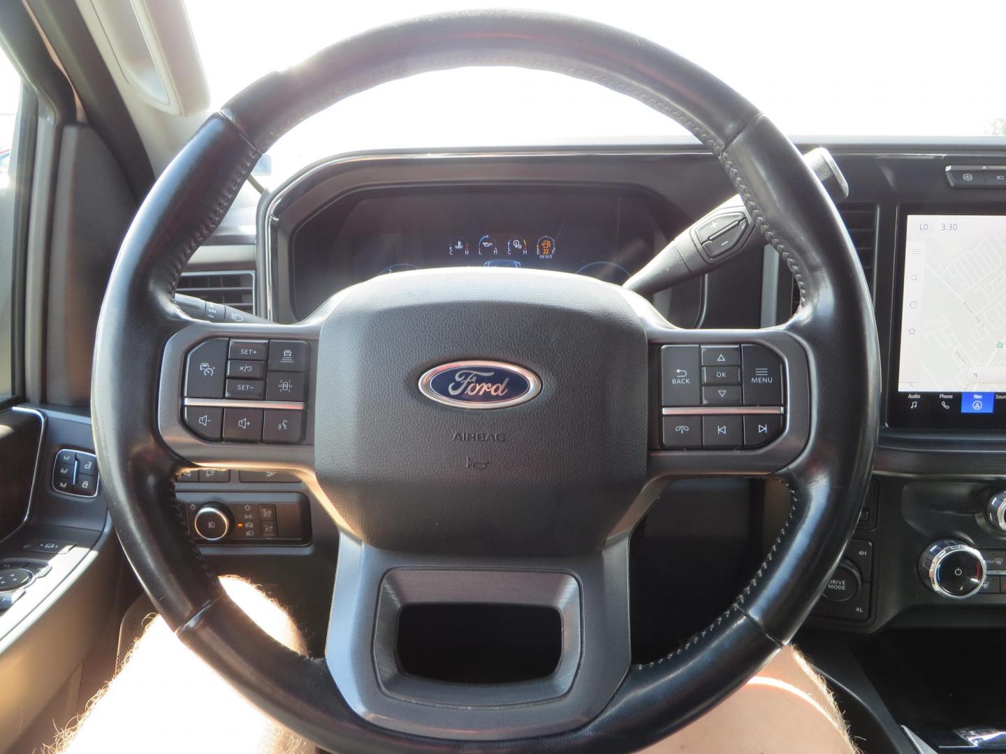2023 White Ford F-350 SD Lariat Crew Cab Long Bed DRW 4WD (1FT8W3DM9PE) with an 6.7L V8 OHV 16V DIESEL engine, 6A transmission, located at 2630 Grass Valley Highway, Auburn, CA, 95603, (530) 508-5100, 38.937893, -121.095482 - Features a BDS 3" radius arm suspension system, Fox 2.0 shocks, 20" DDC Aftermath wheels, 37" Nitto Ridge Grappler tires, Weathertech Floorliners, DeeZee bed mat, and a Pedal Commander. - Photo#46
