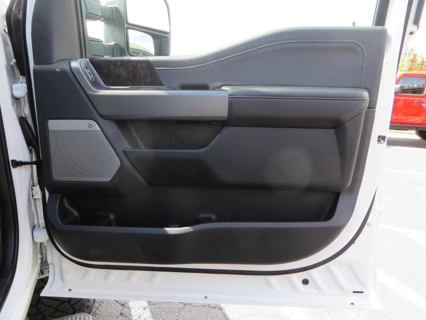 2023 White Ford F-350 SD Lariat Crew Cab Long Bed DRW 4WD (1FT8W3DM9PE) with an 6.7L V8 OHV 16V DIESEL engine, 6A transmission, located at 2630 Grass Valley Highway, Auburn, CA, 95603, (530) 508-5100, 38.937893, -121.095482 - Features a BDS 3" radius arm suspension system, Fox 2.0 shocks, 20" DDC Aftermath wheels, 37" Nitto Ridge Grappler tires, Weathertech Floorliners, DeeZee bed mat, and a Pedal Commander. - Photo#61