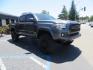 2018 CHARCOAL Toyota Tacoma TRD Sport Double Cab V6 6AT 4WD (3TMCZ5AN1JM) with an 3.6L V6 DOHC 24V engine, 6A transmission, located at 2630 Grass Valley Highway, Auburn, CA, 95603, (530) 508-5100, 38.937893, -121.095482 - Features a level kit, Nitto Terra Grappler G3 tires, TRD exhaust, and window tint. - Photo#2