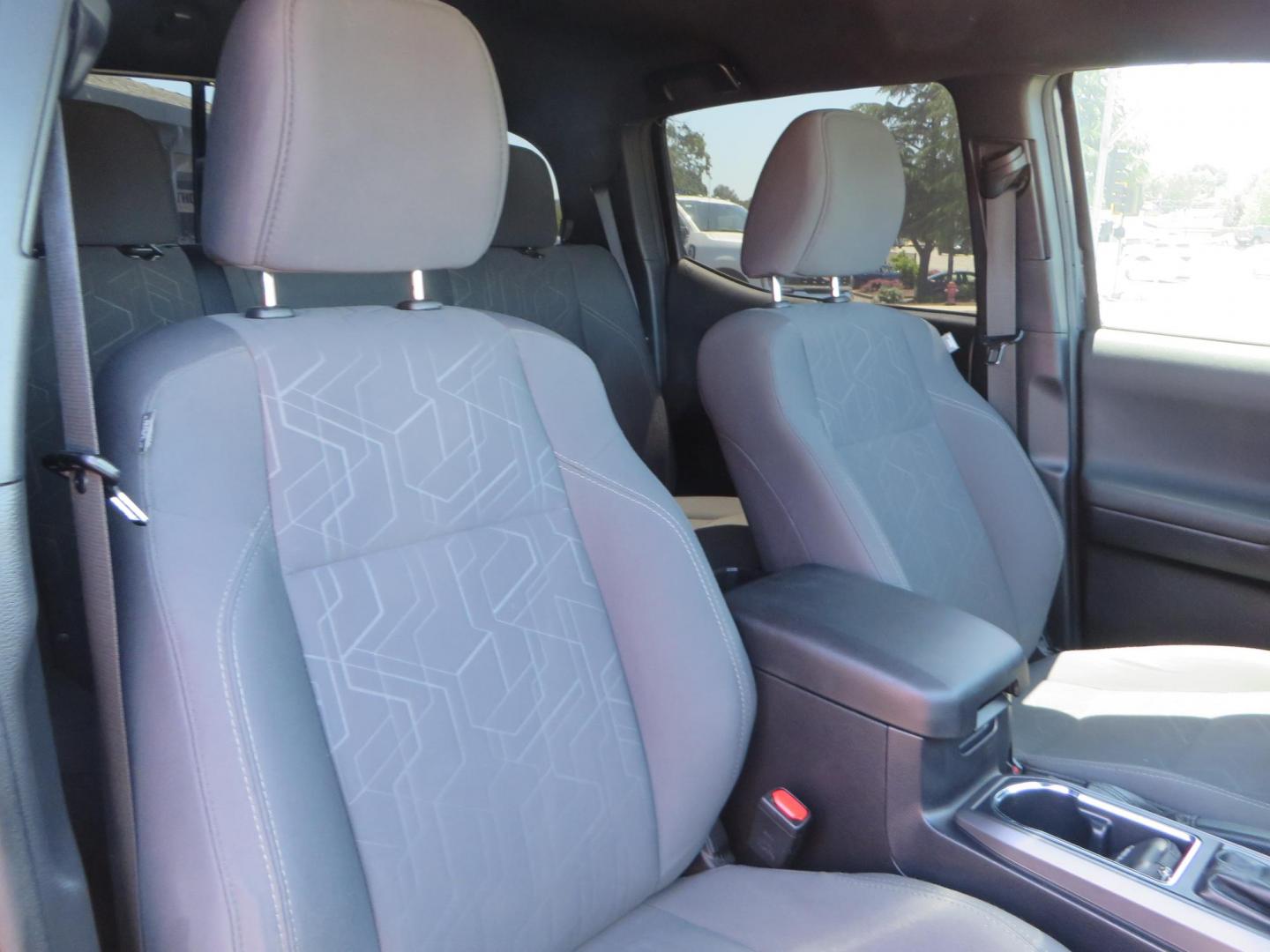 2018 CHARCOAL Toyota Tacoma TRD Sport Double Cab V6 6AT 4WD (3TMCZ5AN1JM) with an 3.6L V6 DOHC 24V engine, 6A transmission, located at 2630 Grass Valley Highway, Auburn, CA, 95603, (530) 508-5100, 38.937893, -121.095482 - Features a level kit, Nitto Terra Grappler G3 tires, TRD exhaust, and window tint. - Photo#44