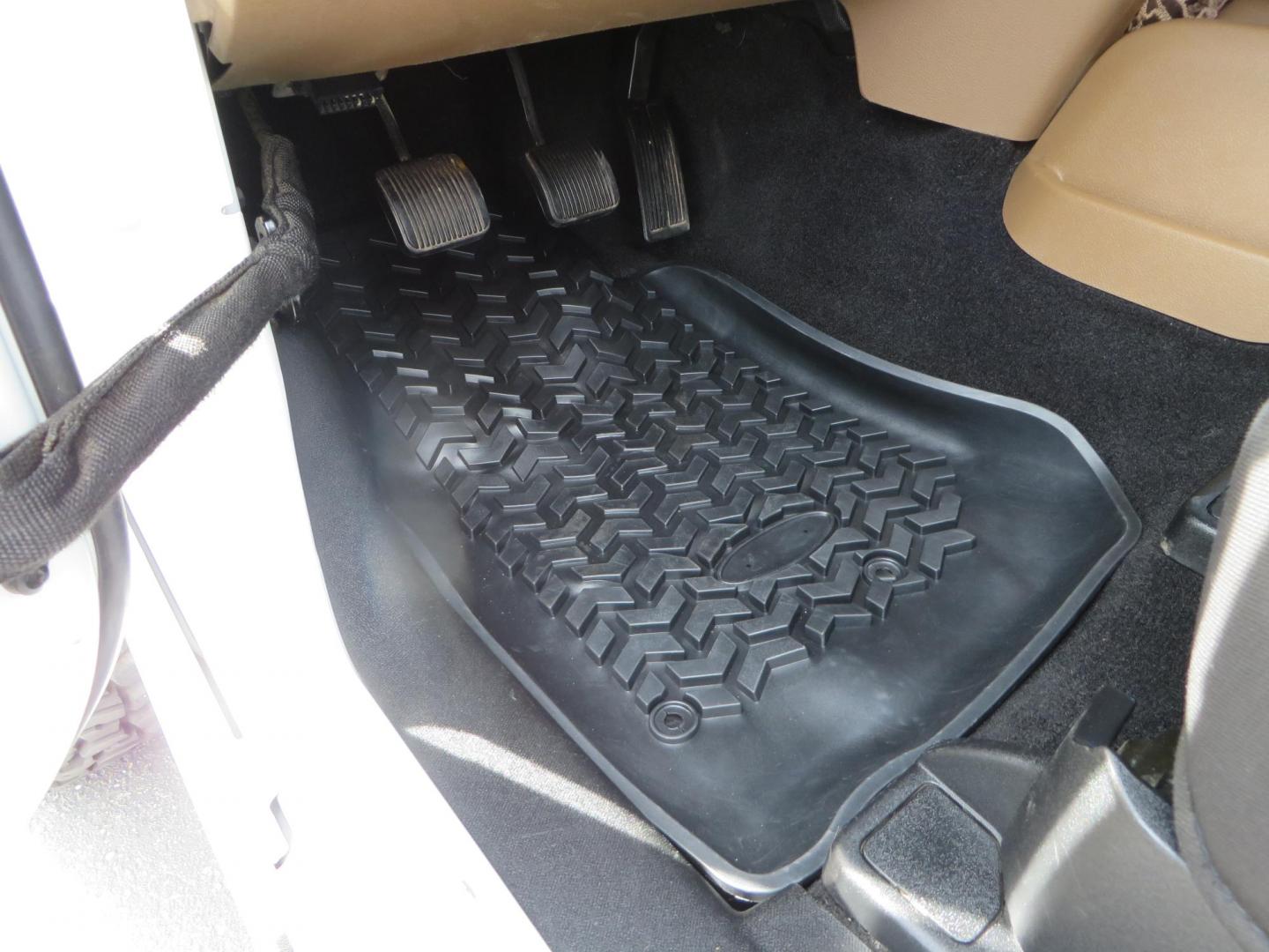 2013 White Jeep Wrangler Rubicon 4WD (1C4BJWCGXDL) with an 3.6L V6 DOHC 24V FFV engine, located at 2630 Grass Valley Highway, Auburn, CA, 95603, (530) 508-5100, 38.937893, -121.095482 - Features a Metal Cloak suspension system, Old Man EMU shocks, Ruff Stuff differential covers, Synergy steering upgrade, 37" Mickey Thompson Baja Boss tires, 17" Steel wheels, Genright front bumper, Badland Winch, LED lights, Rear Bumper, Teraflex Ice Chest rack, HIgh LIft Jack, Jerry Can mount, D Ri - Photo#32